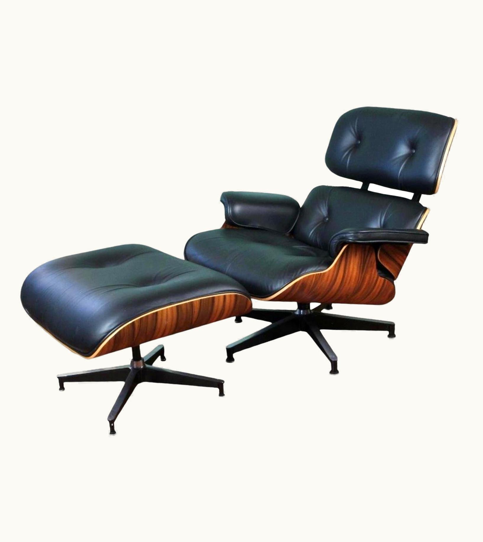 Charles and Ray Eames Herman Miller Eames 670/71 Lounge Chair And Ottoman In Palisander