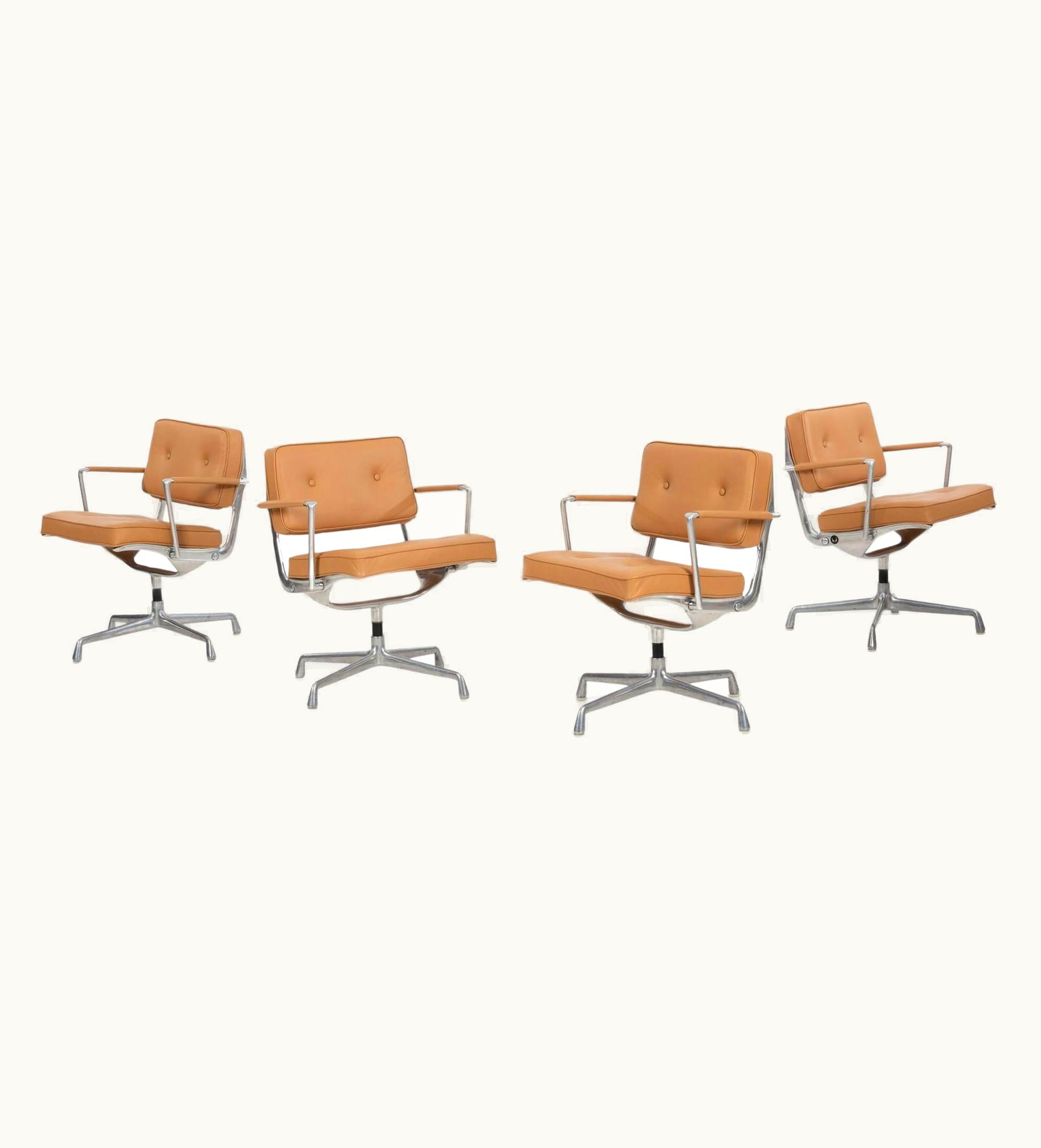 Charles and Ray Eames Charles And Ray Eames For Herman Miller Intermediate Chairs, Set Of Four