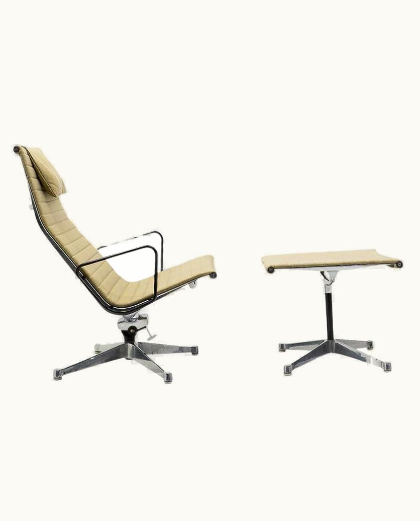 Charles and Ray Eames Alu Group Lounge Set By Herman Miller, 1970s