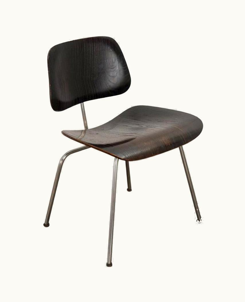 Charles and Ray Eames Charles and Ray Eames For Evans Ebonized DCM