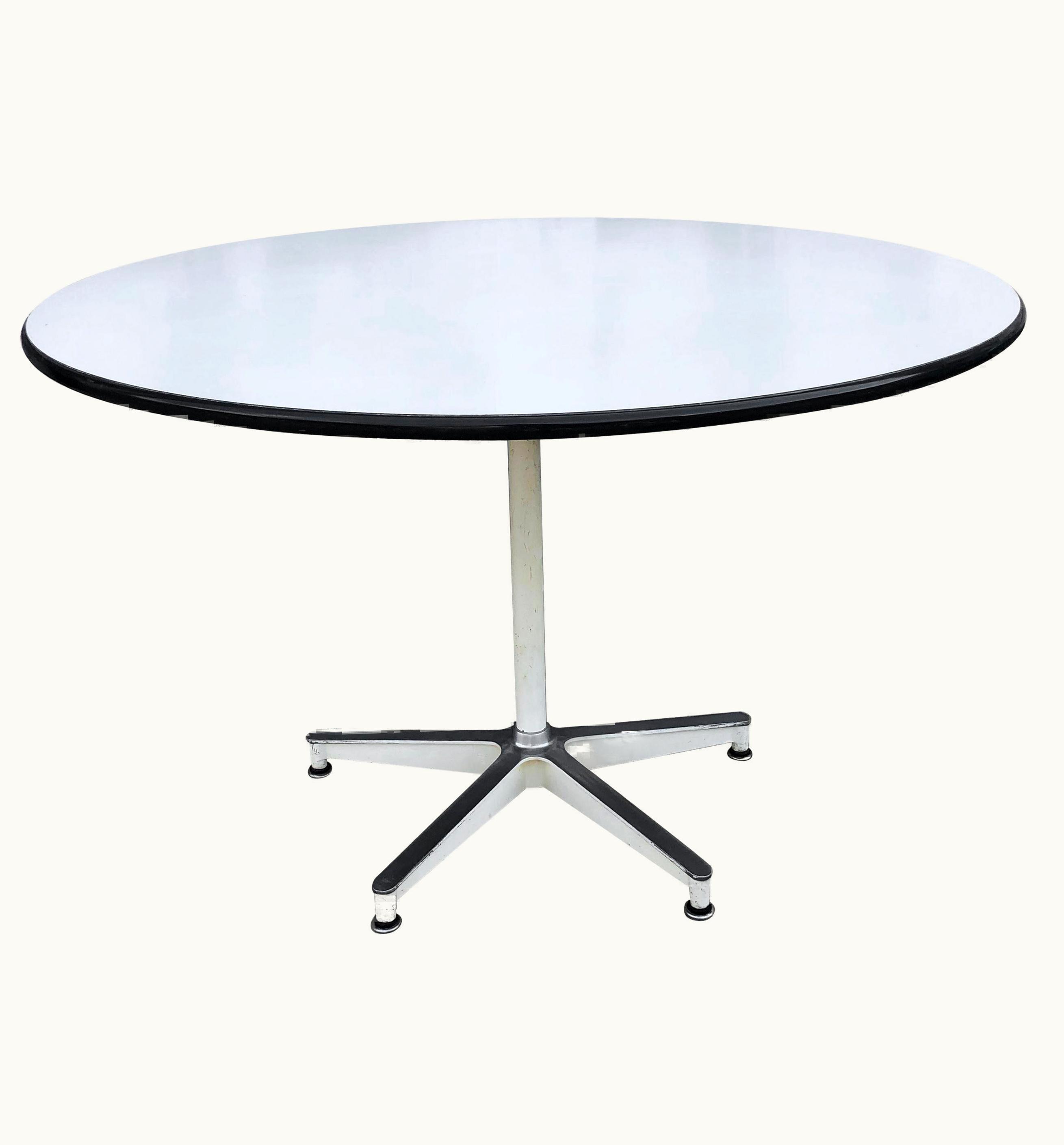 Charles and Ray Eames Spectacular Herman Miller Eames Dining Table With Rare Early Base