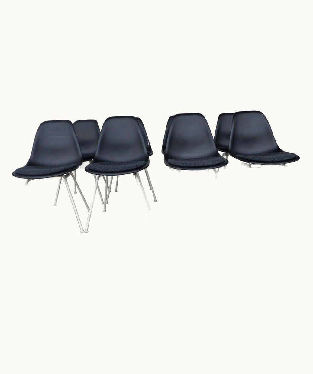Charles and Ray Eames Charles and Ray Eames Herman Miller Shell Chairs Multiple