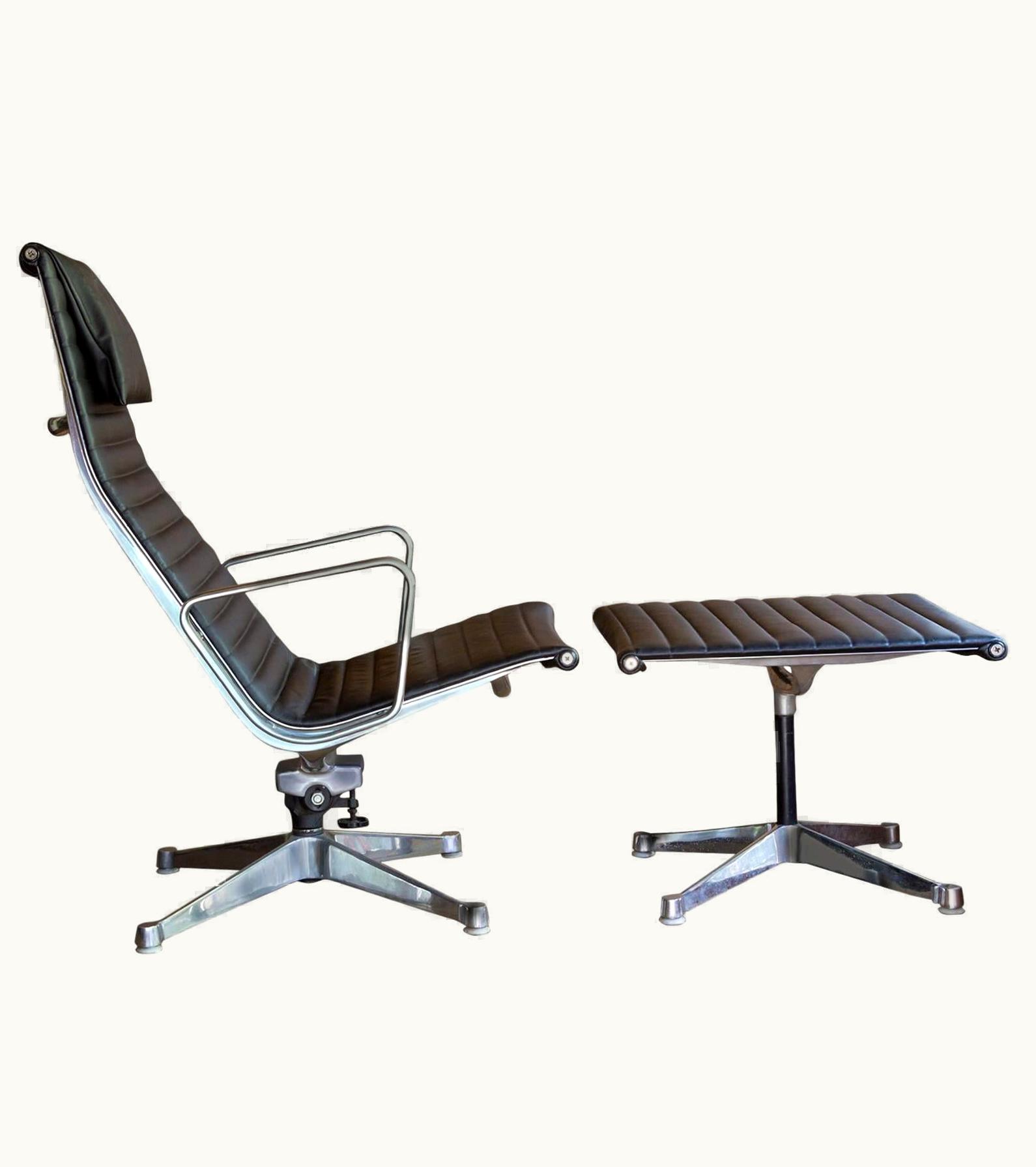 Charles and Ray Eames 1958, Ray & Charles Eames For Herman Miller, Lounge Chair EA 124 + EA 125