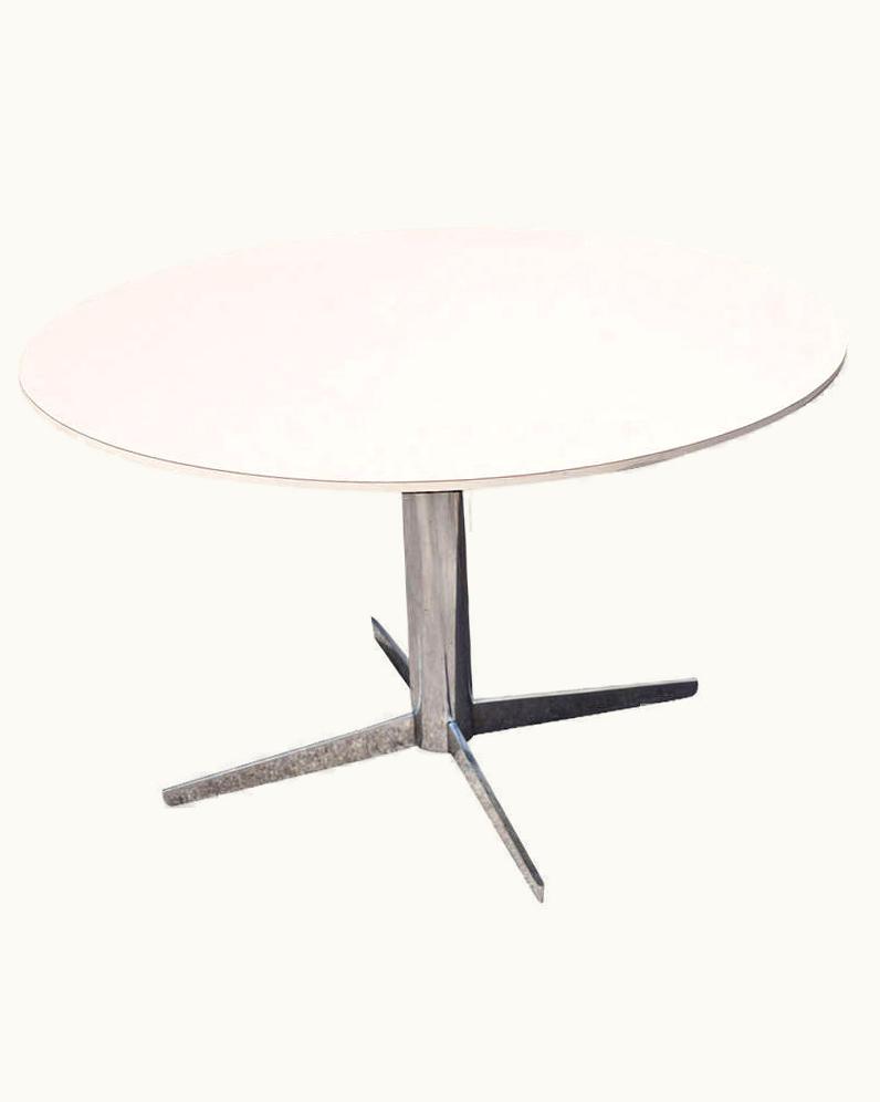 Charles and Ray Eames Charles and Ray Eames Vintage Dinette Table On A Chrome Base