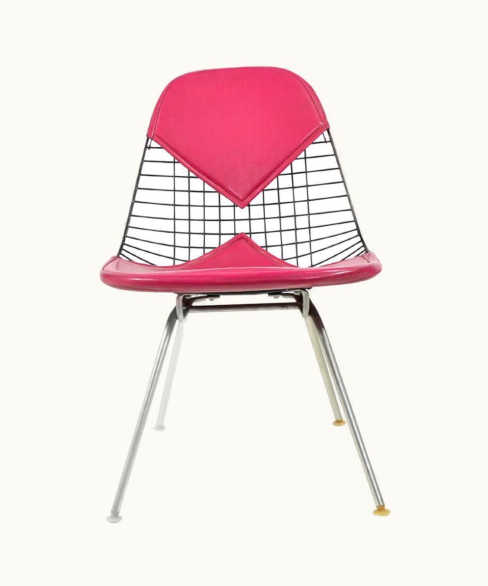 Alexander Girard;Charles and Ray Eames LKH-2 Lounge With Girard Upholstery By Herman Miller