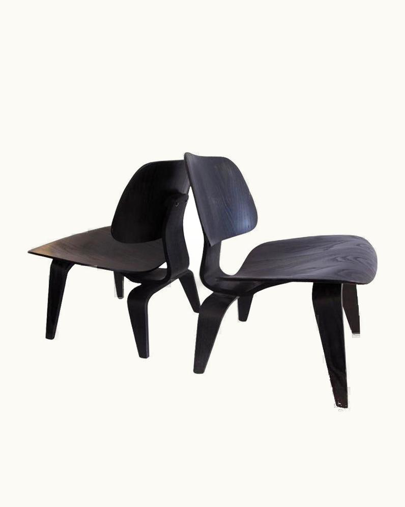 Charles and Ray Eames A Pair Of Charles Eames LCW's Early Original Examples Evans