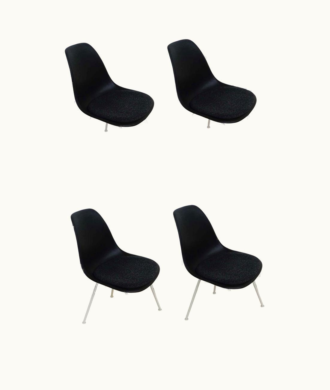 Charles and Ray Eames Charles and Ray Eames Set Of 4 Signed Eames Herman Miller Shell Chairs