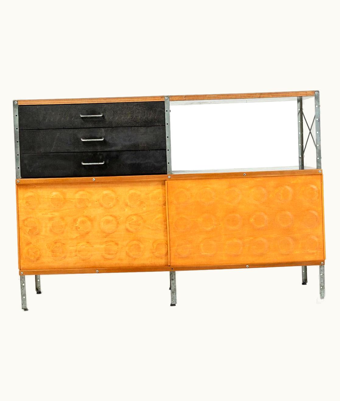 Charles and Ray Eames Charles and Ray Eames First Generation ESU Cabinet Model 220C By Charles & Ray Eames For Herman Miller