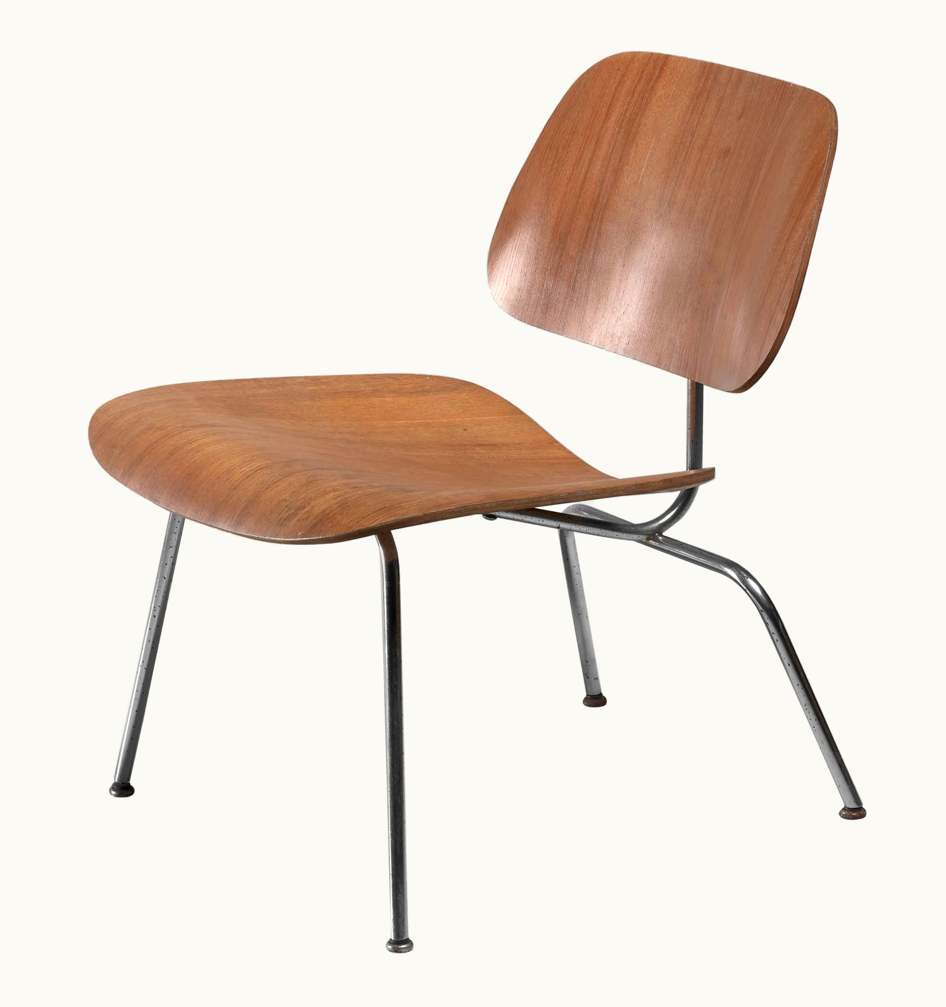 Charles and Ray Eames Charles and Ray Eames LCM Chair In Walnut By Charles Eames For Herman Miller, 1950s
