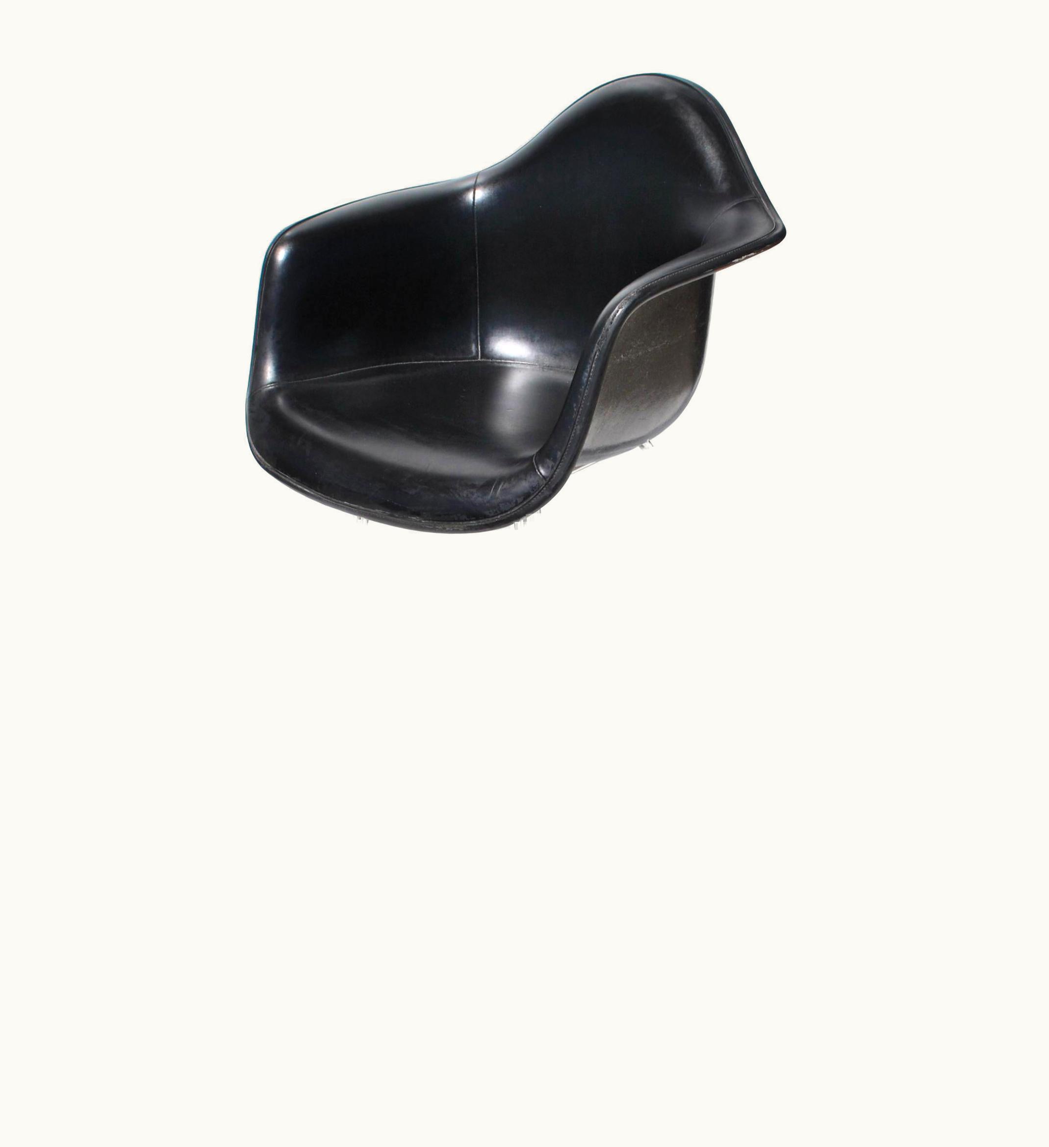 Charles and Ray Eames Charles and Ray Eames 1 Midcentury H Miller Eames Fiberglass Stool With H-Base