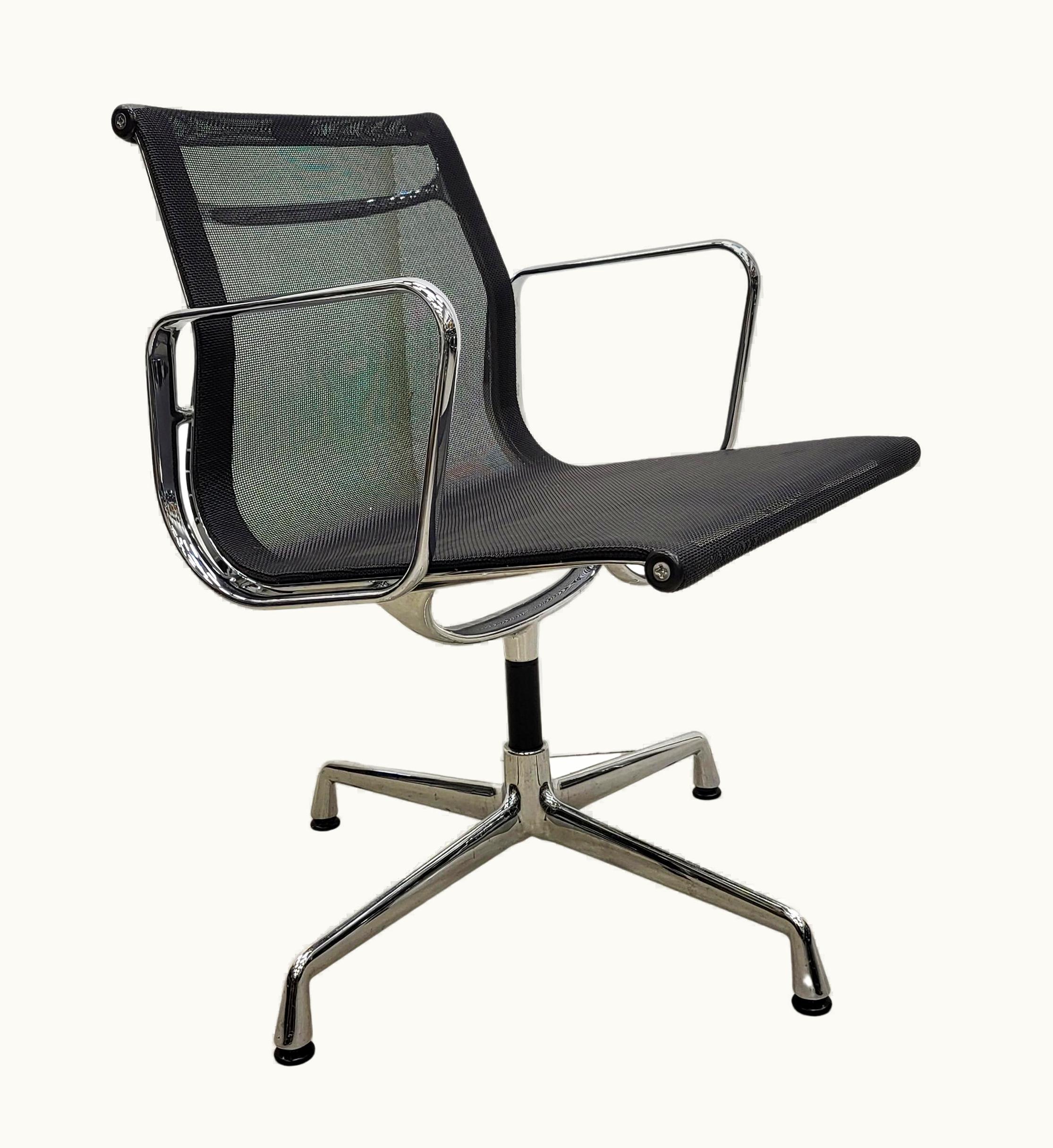 Charles and Ray Eames Charles and Ray Eames 12x VItra EA108 Aluminum Chair By Charles Eames Netweave