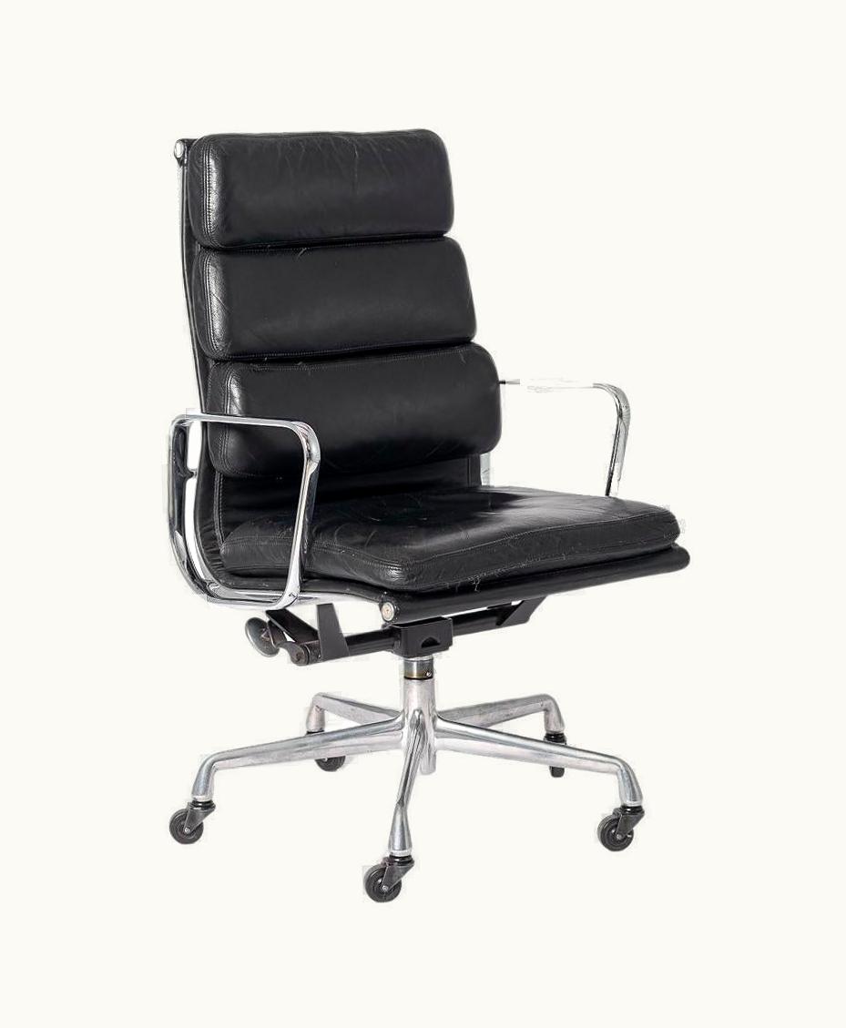 Charles and Ray Eames;Charles Eames Charles and Ray Eames;Charles Eames 1992 Eames For Herman Miller Aluminum Group Soft Pad Office Chair