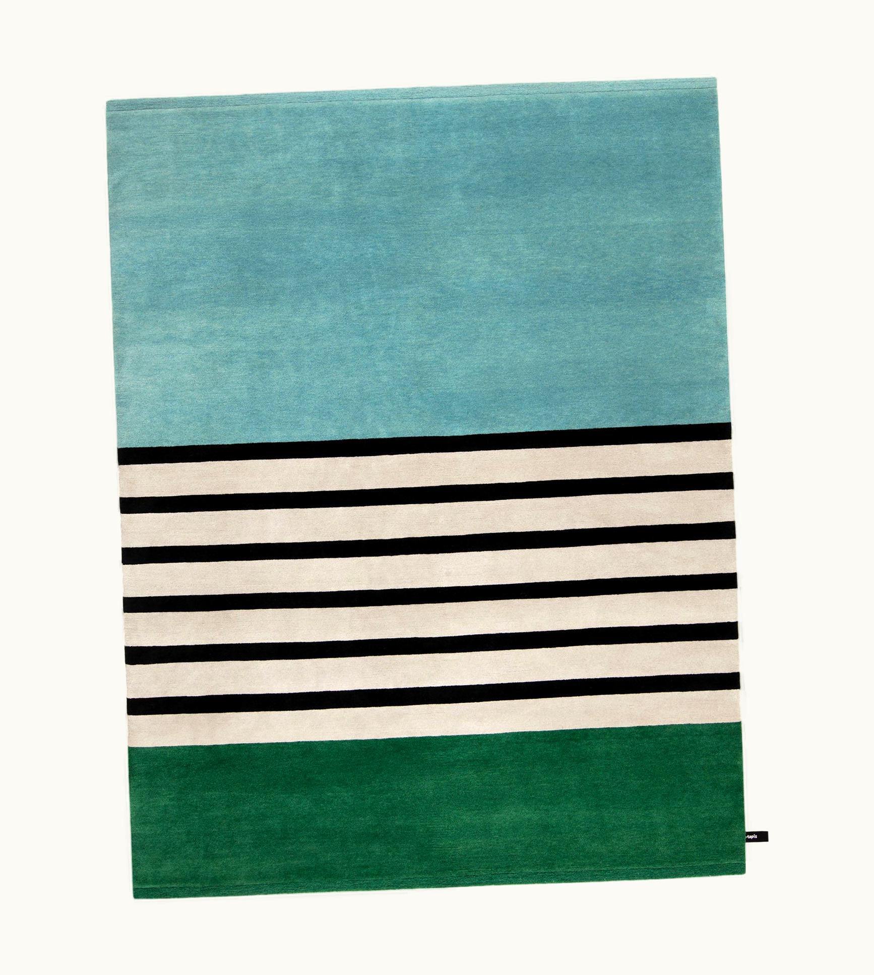 Charlotte Perriand Charlotte Perriand Cc-tapis Noir Gris Les Arcs Collection By Charlotte Perriand UZ0189361