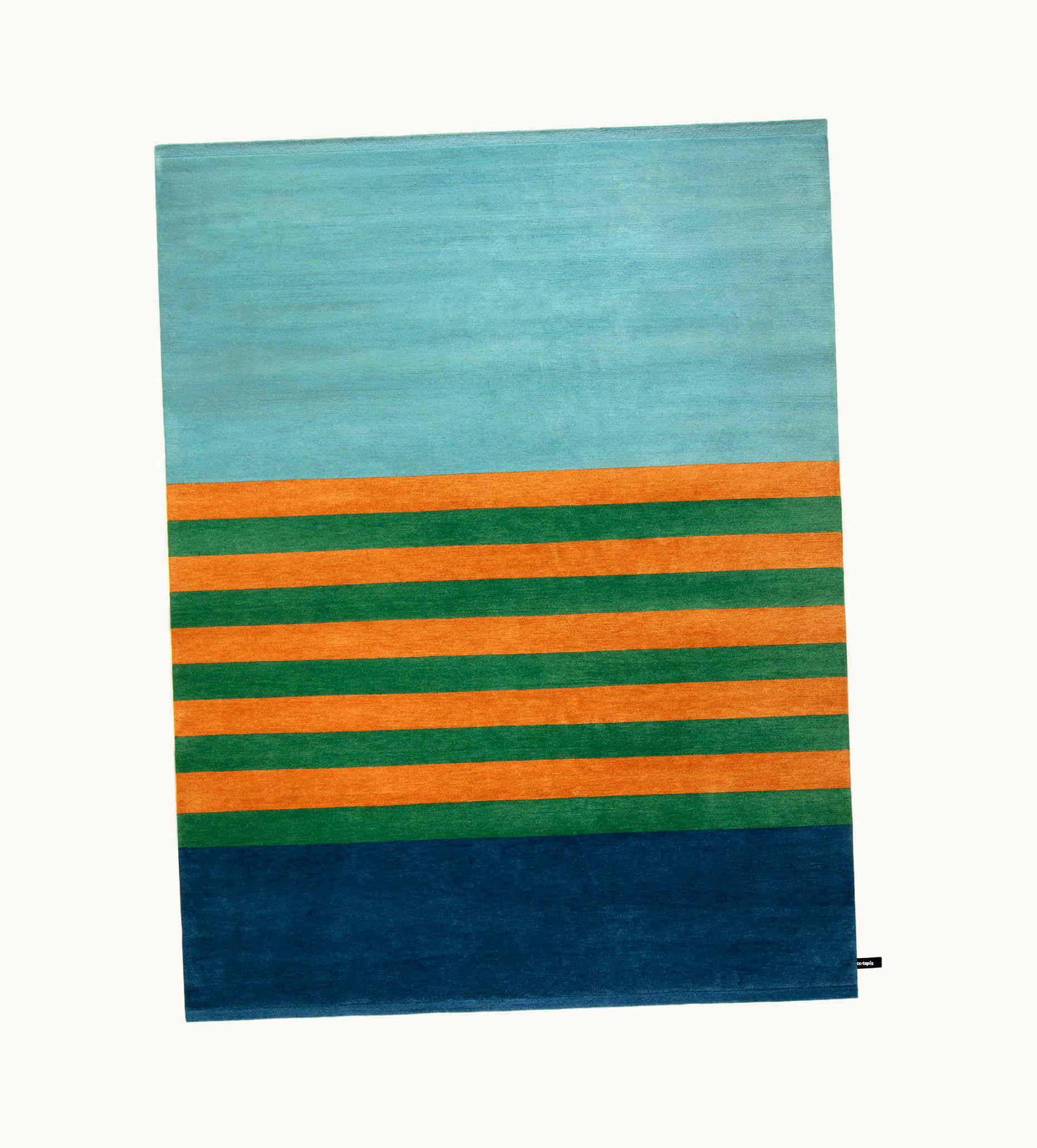 Charlotte Perriand Charlotte Perriand Cc-tapis Vert Apricot Les Arcs Collection By Charlotte Perriand UZ0189367