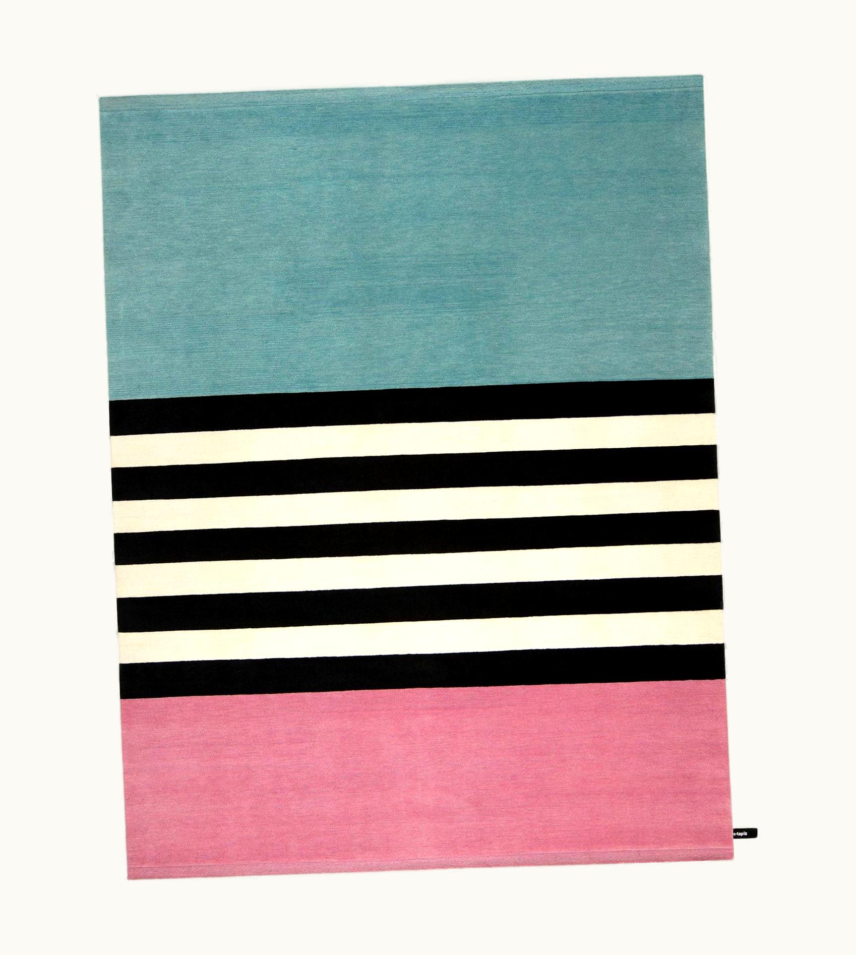 Charlotte Perriand Charlotte Perriand Cc-tapis Noir Blanc Les Arcs Collection By Charlotte Perriand UZ0189386