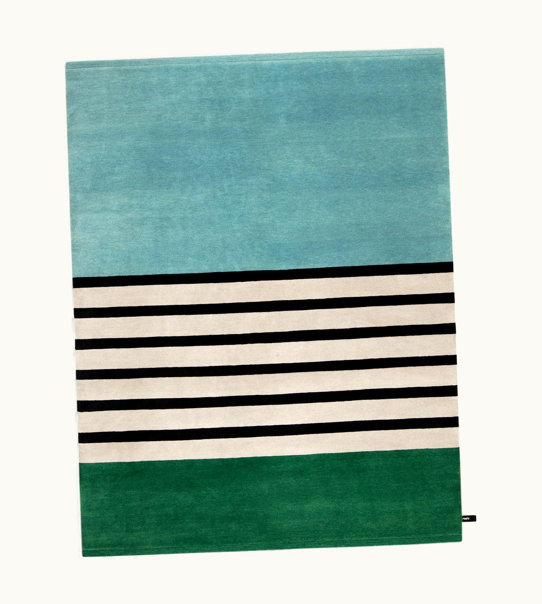 Charlotte Perriand Charlotte Perriand Cc-tapis Noir Gris Les Arcs Collection By Charlotte Perriand UZ0189412