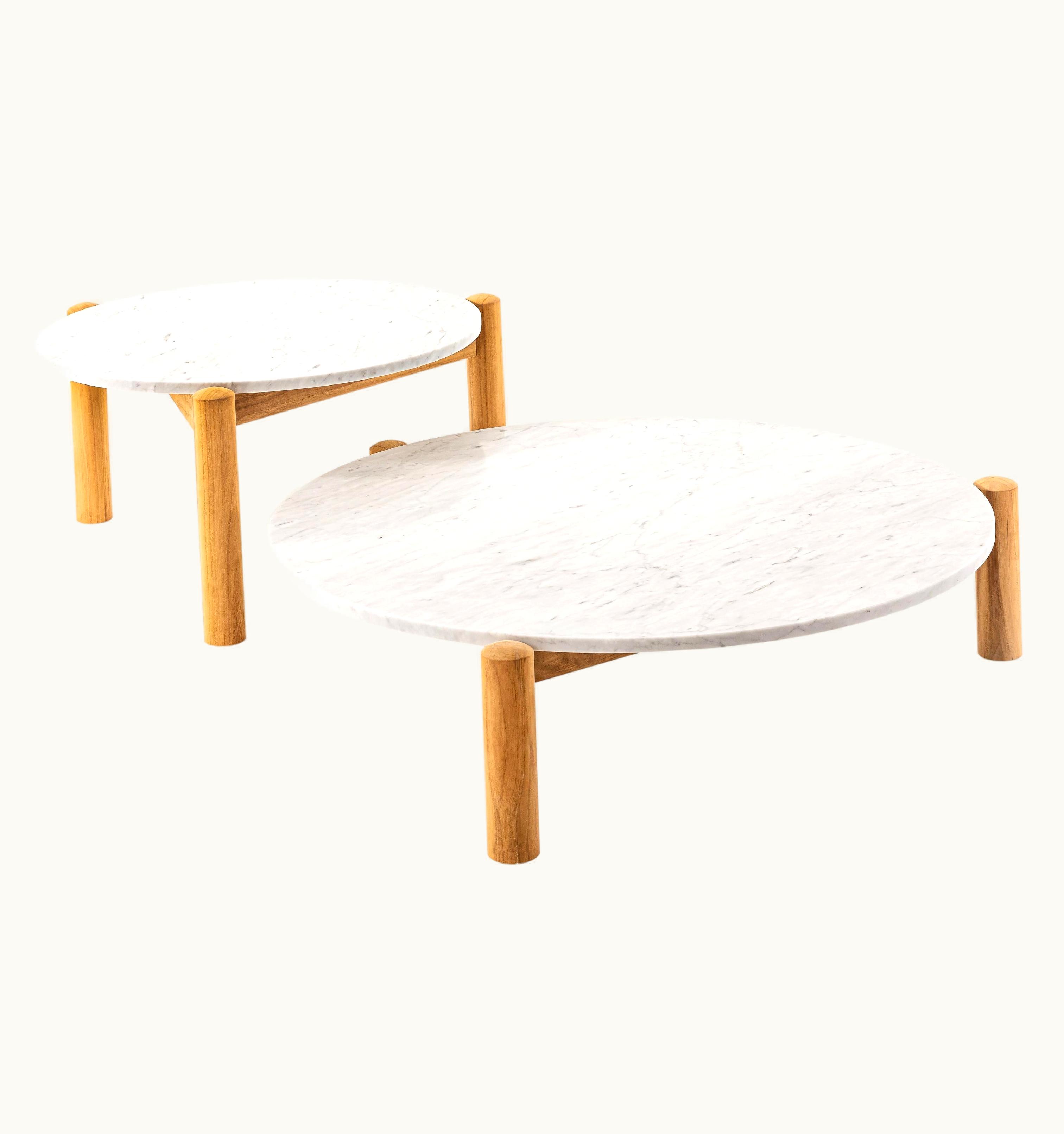 Charlotte Perriand Charlotte Perriand Set Of Two Tables à Plateau Interchangeable By Cassina