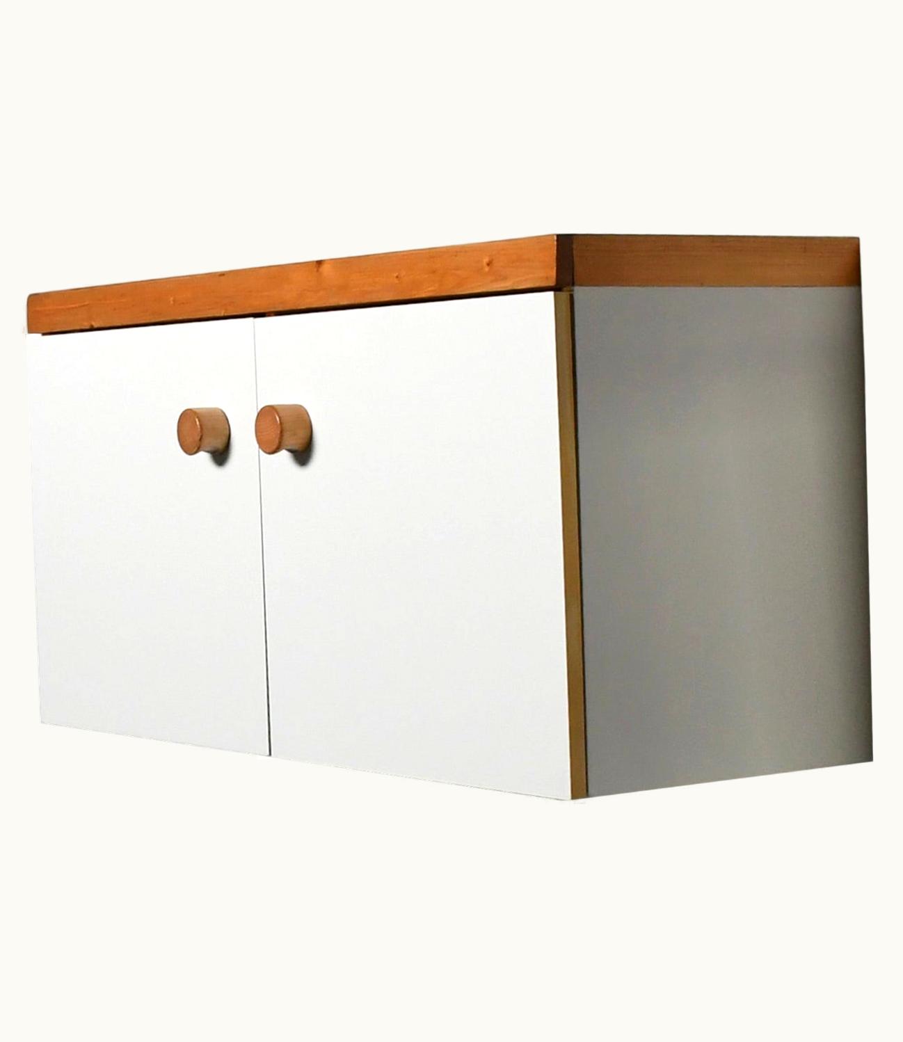 Charlotte Perriand Charlotte Perriand Wall Mounted 'Les Arcs' Cabinet / Sideboard By Charlotte Perriand, France 1970s