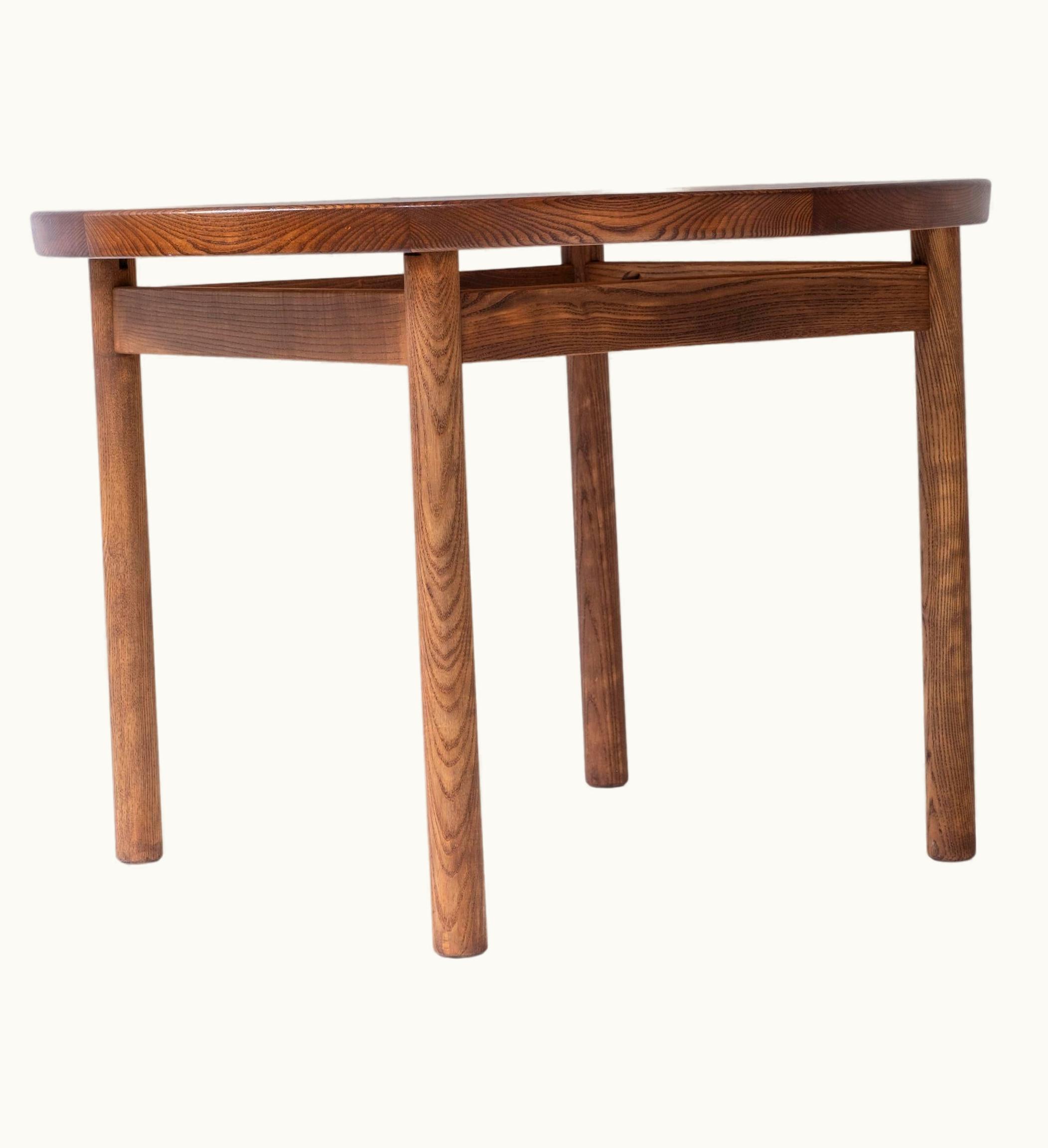 Charlotte Perriand Dordogne' Round Dining Table By Charlotte Perriand For Sentou, France 1950s