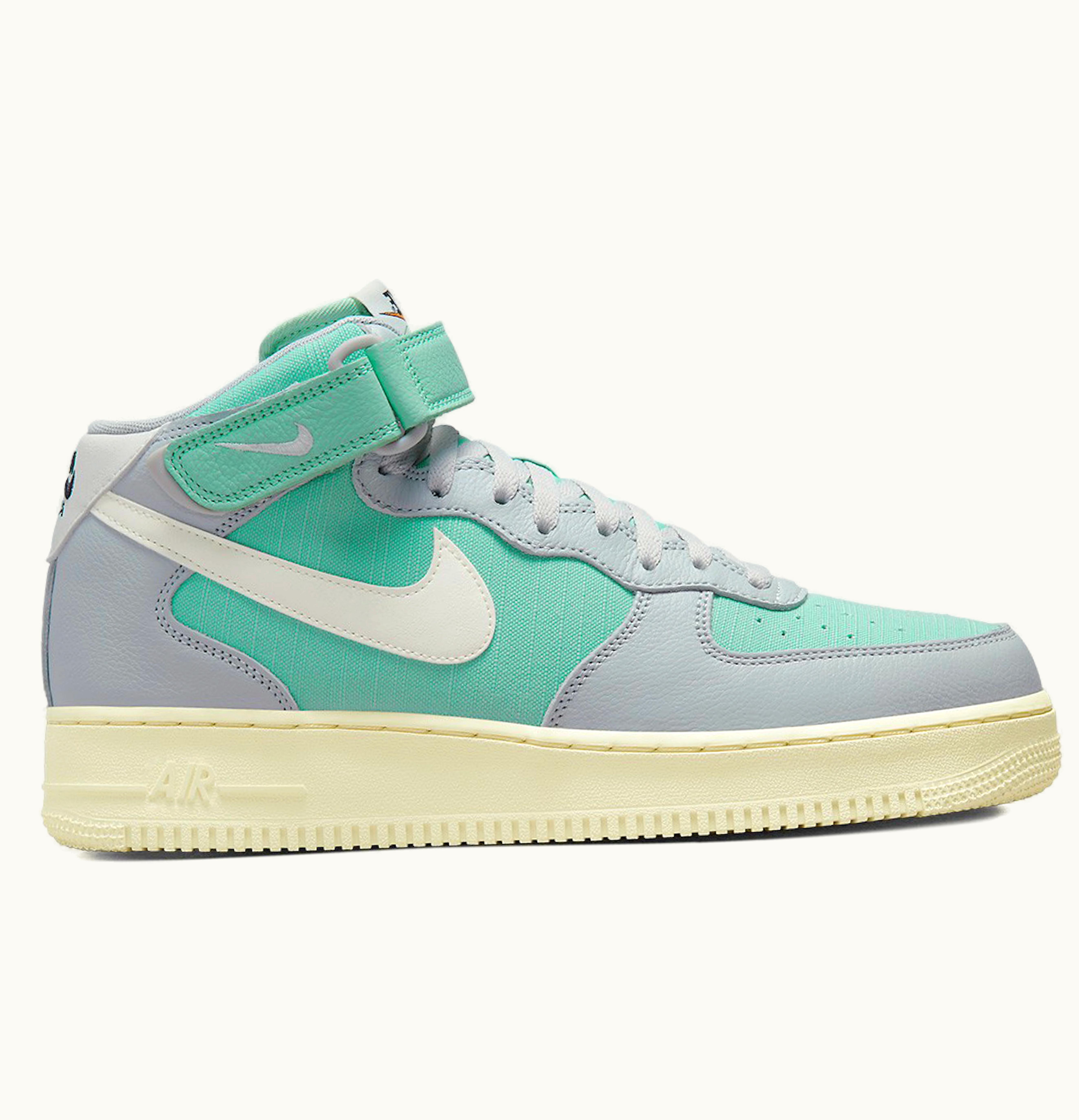 Nike Nike Air Force 1 Mid LX Grey Fog Enamel Green