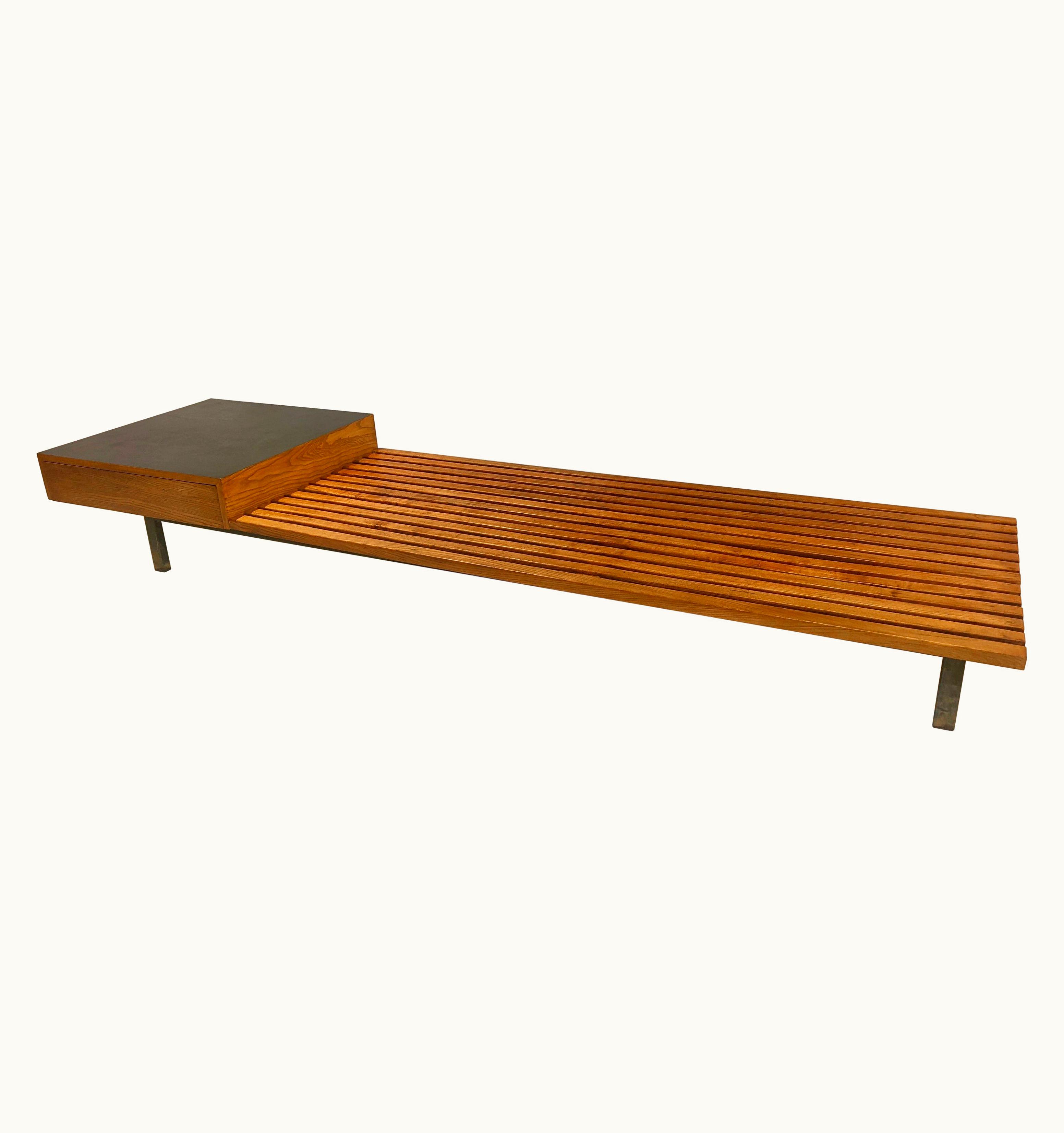 Charlotte Perriand Charlotte Perriand Cansado Bench With Drawers By Charlotte Perriand