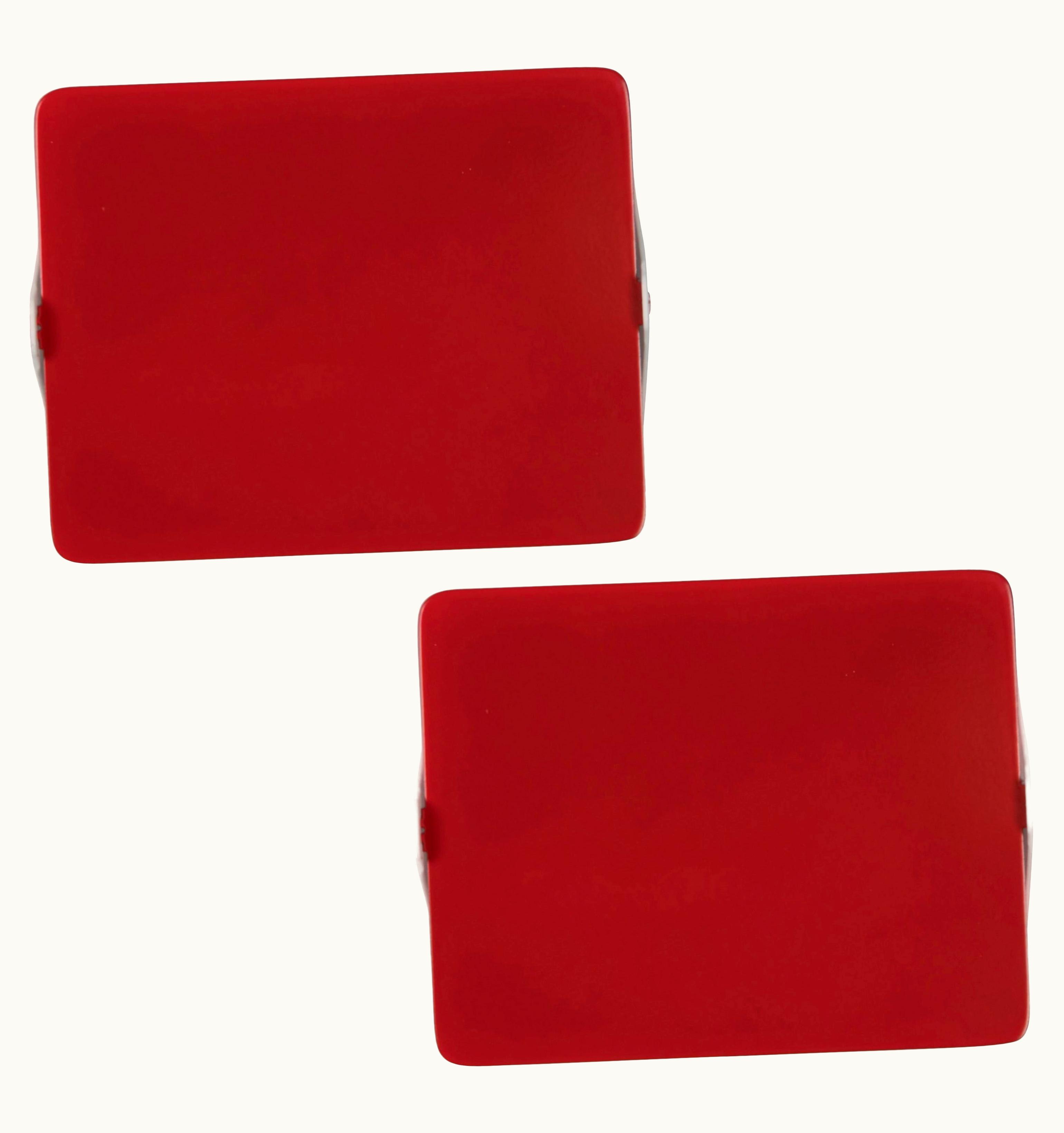 Charlotte Perriand Charlotte Perriand Pair Of Charlotte Perriand 'Applique à Volet Pivotant' Wall Lights In Red