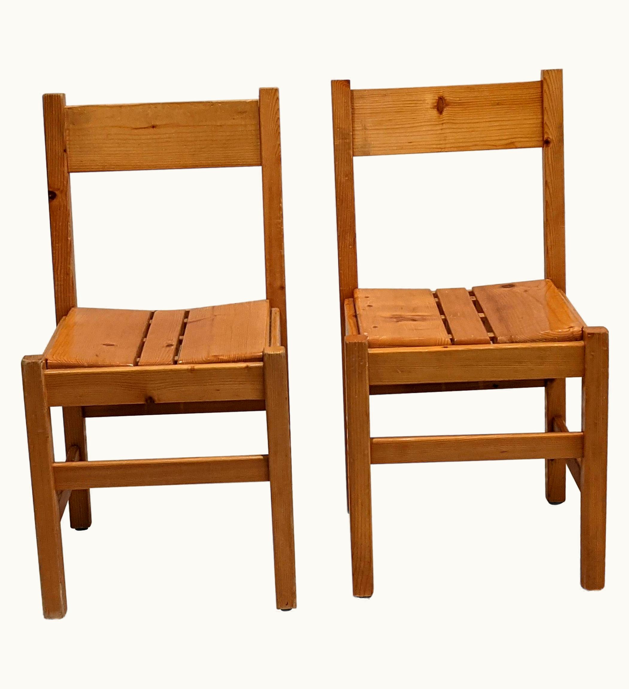 Charlotte Perriand Charlotte Perriand Set Of 2 Chairs By Charlotte Perriand For Les Arcs