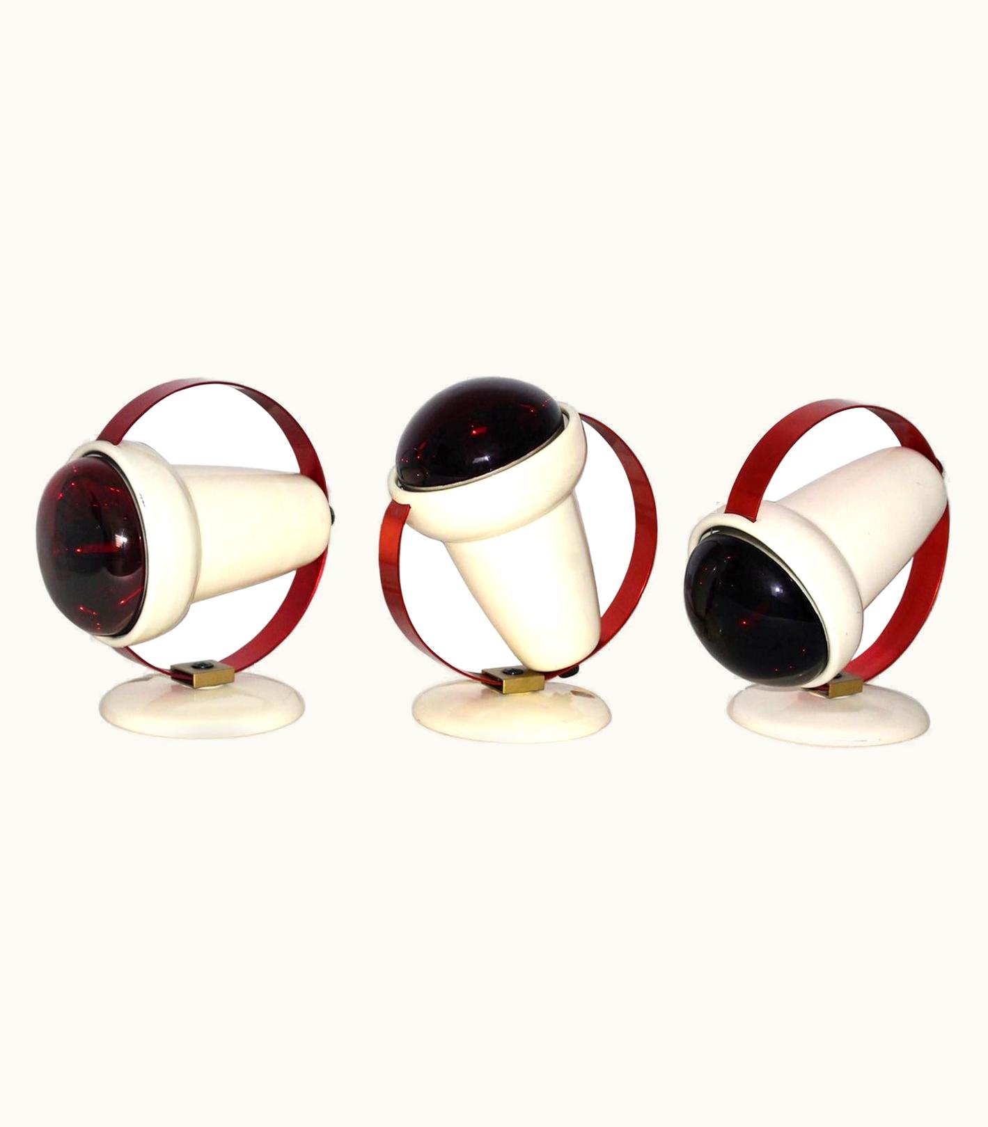 Charlotte Perriand Charlotte Perriand Mid-Century Modern White Vintage Heater Lamp By Charlotte Perriand, Circa 1960