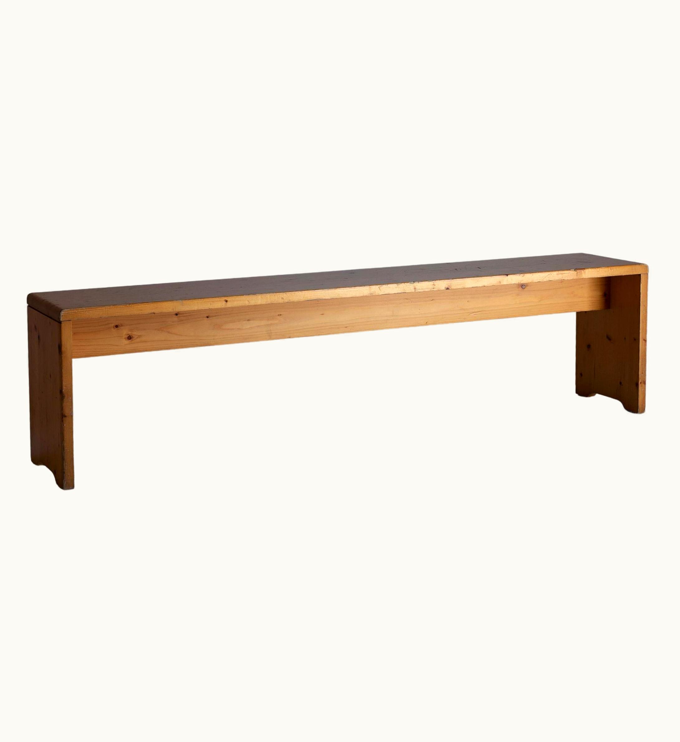 Charlotte Perriand Charlotte Perriand Pine Bench For Arc 1800 By Charlotte Perriand