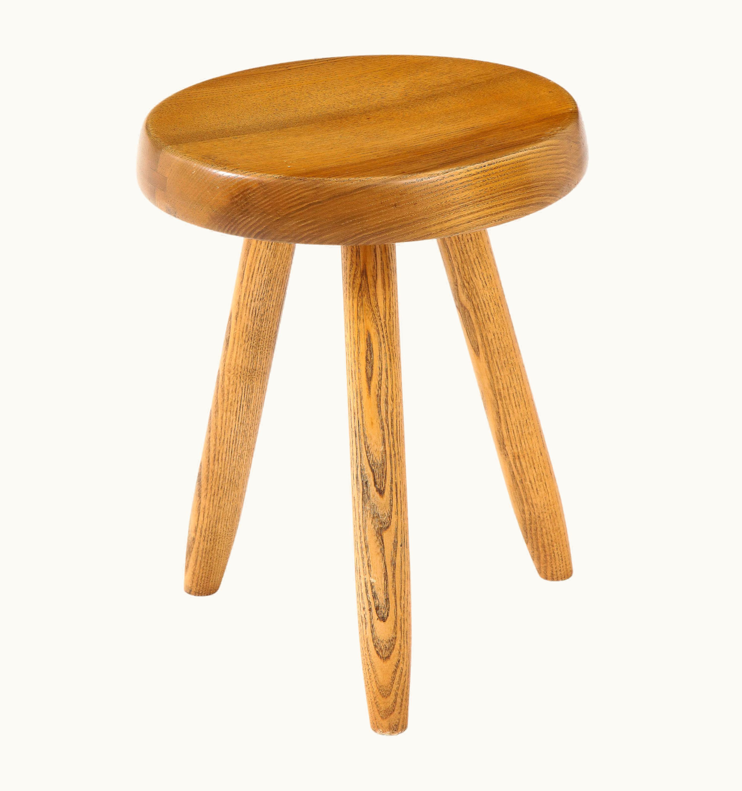 Charlotte Perriand Charlotte Perriand Ash Stool By Charlotte Perriand, France, Mid-20th Century