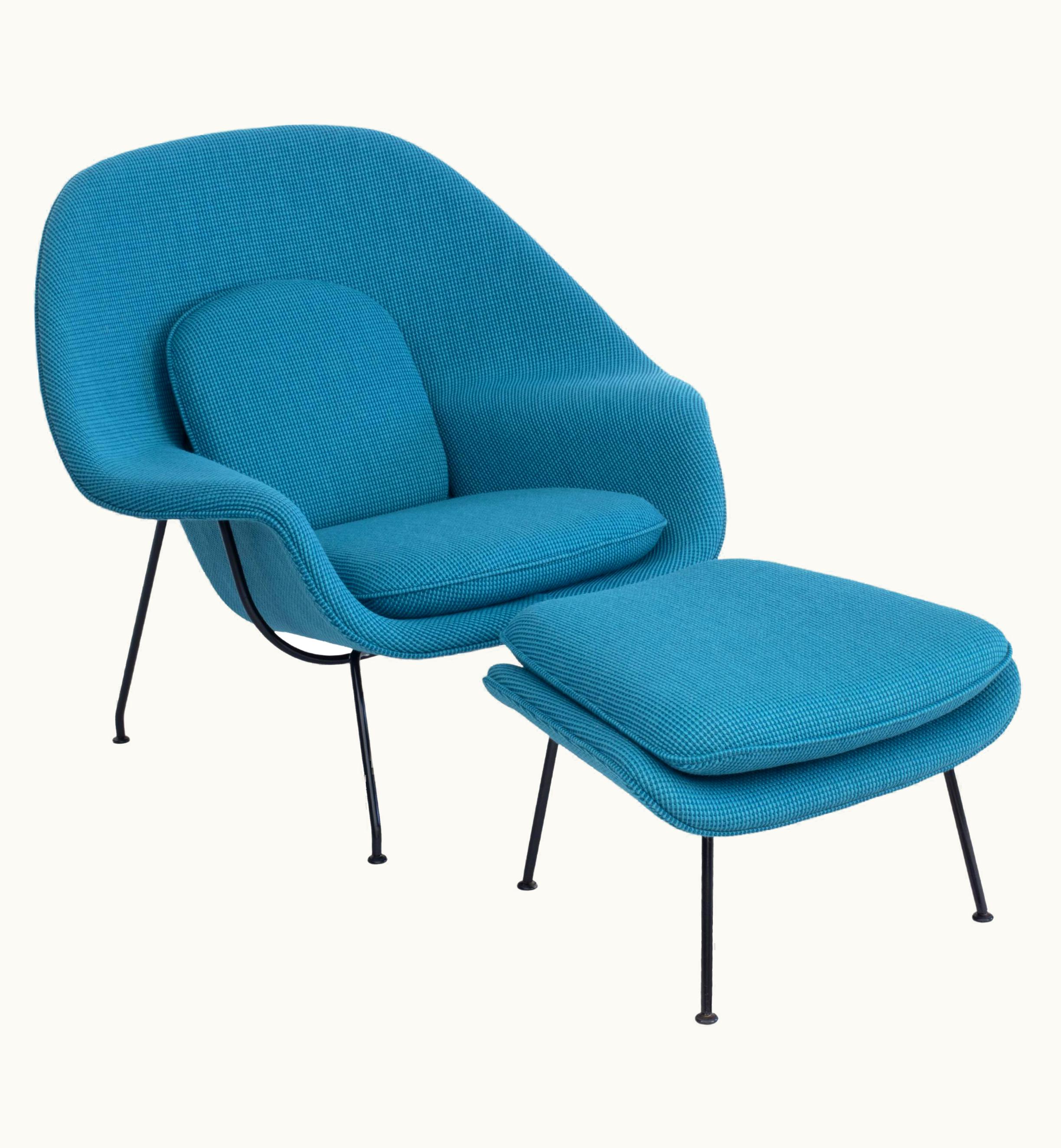 Eero Saarinen Eero Saarinen Vintage Midcentury Womb Chair And Ottoman By Eero Saarinen