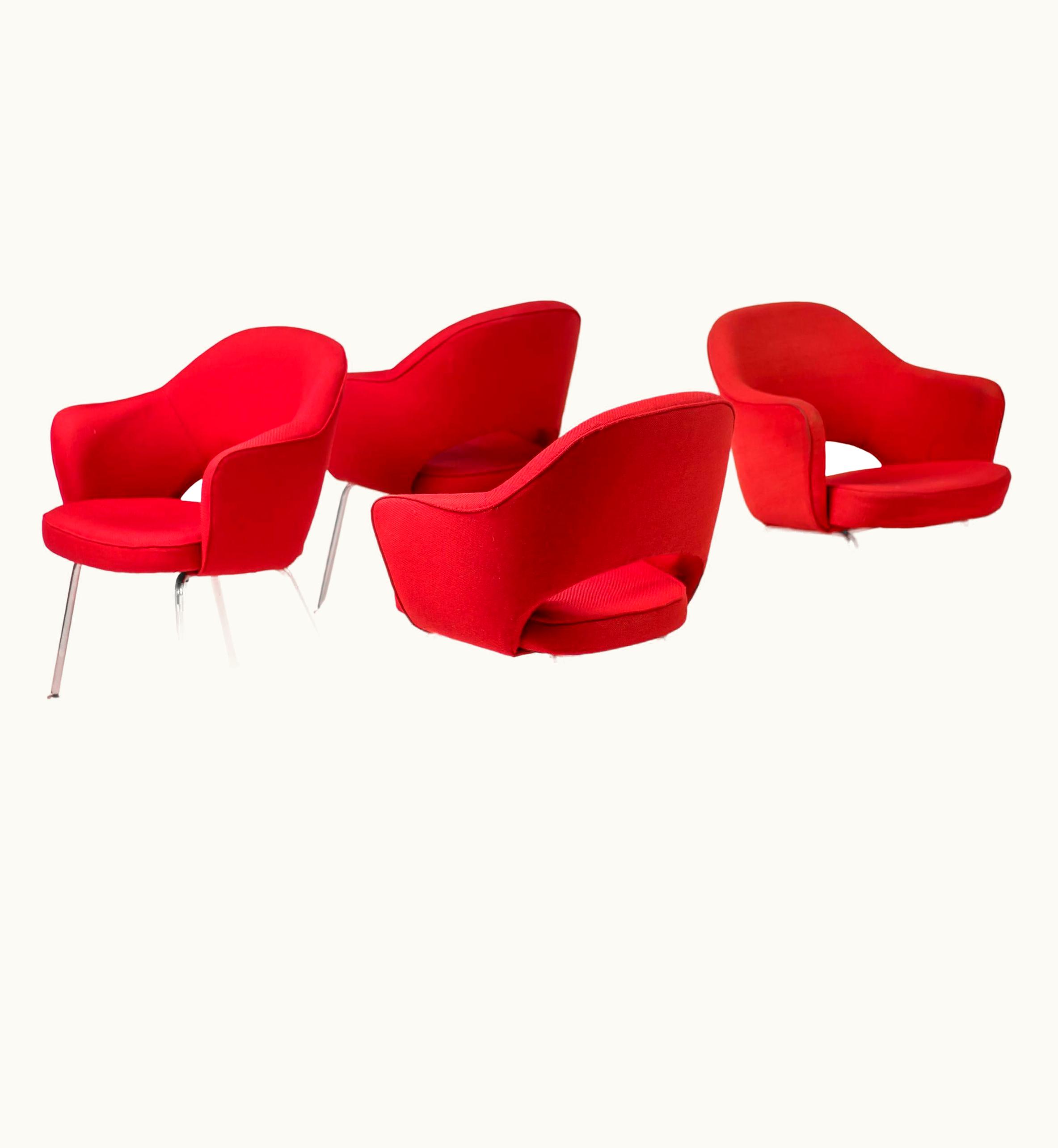 Eero Saarinen Eero Saarinen Series 71 Executive Armchairs For Knoll