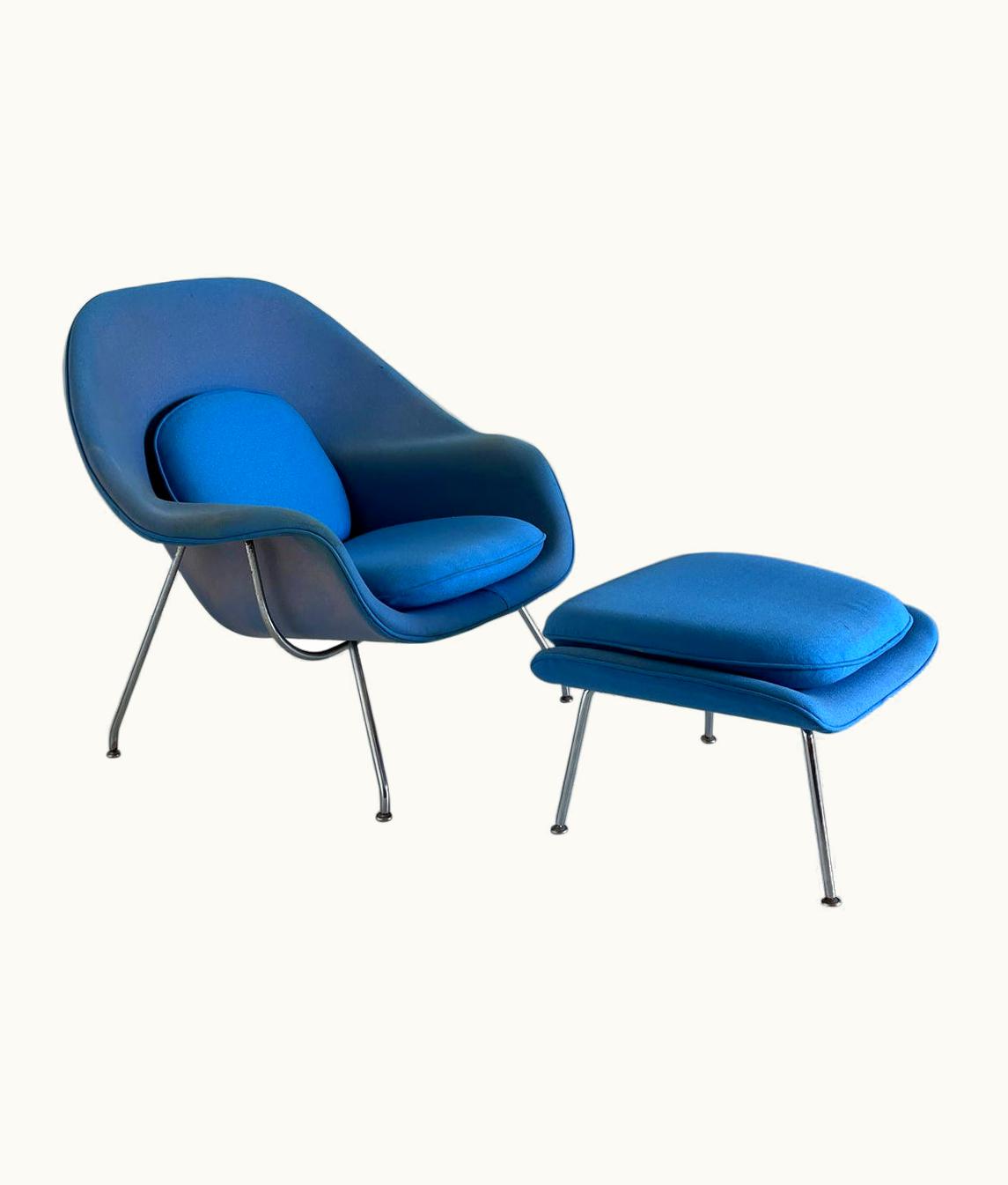 Eero Saarinen Eero Saarinen Vintage Eero Saarinen Womb Chair And Ottoman