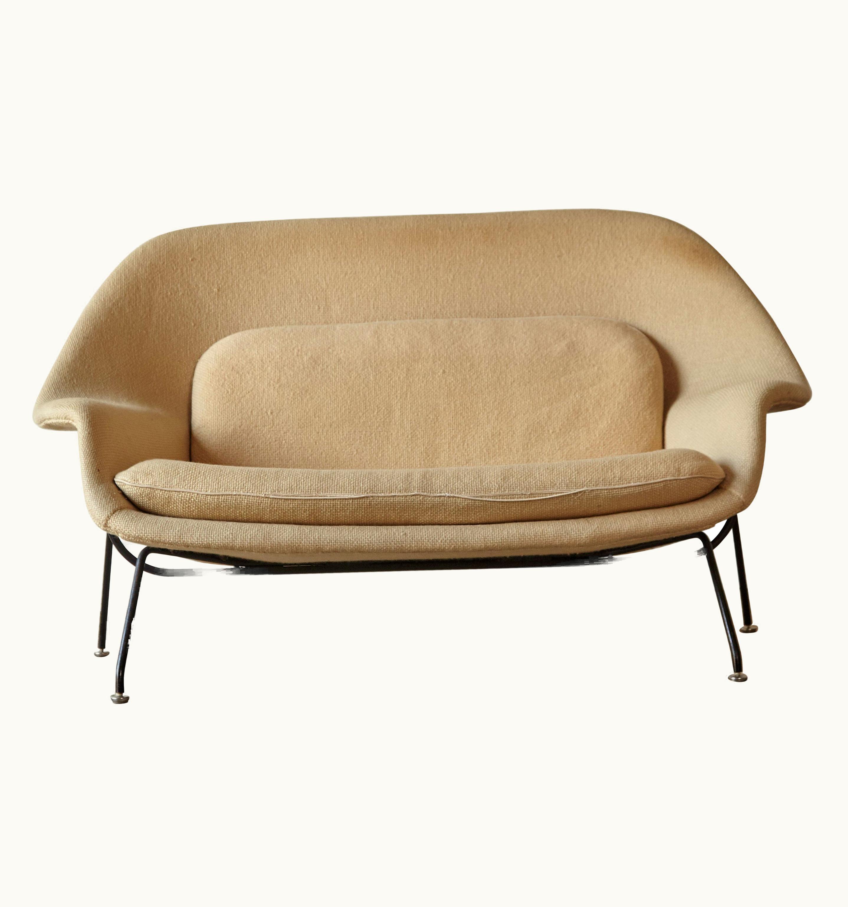 Eero Saarinen Eero Saarinen Rare Early Eero Saarinen Womb Sofa / Settee, Knoll, USA, 1950s