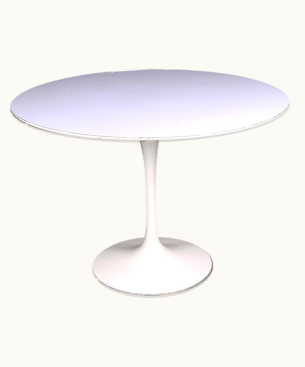 Eero Saarinen Eero Saarinen Knoll Mid Century Original Vintage Round Saarinen Tulip Table
