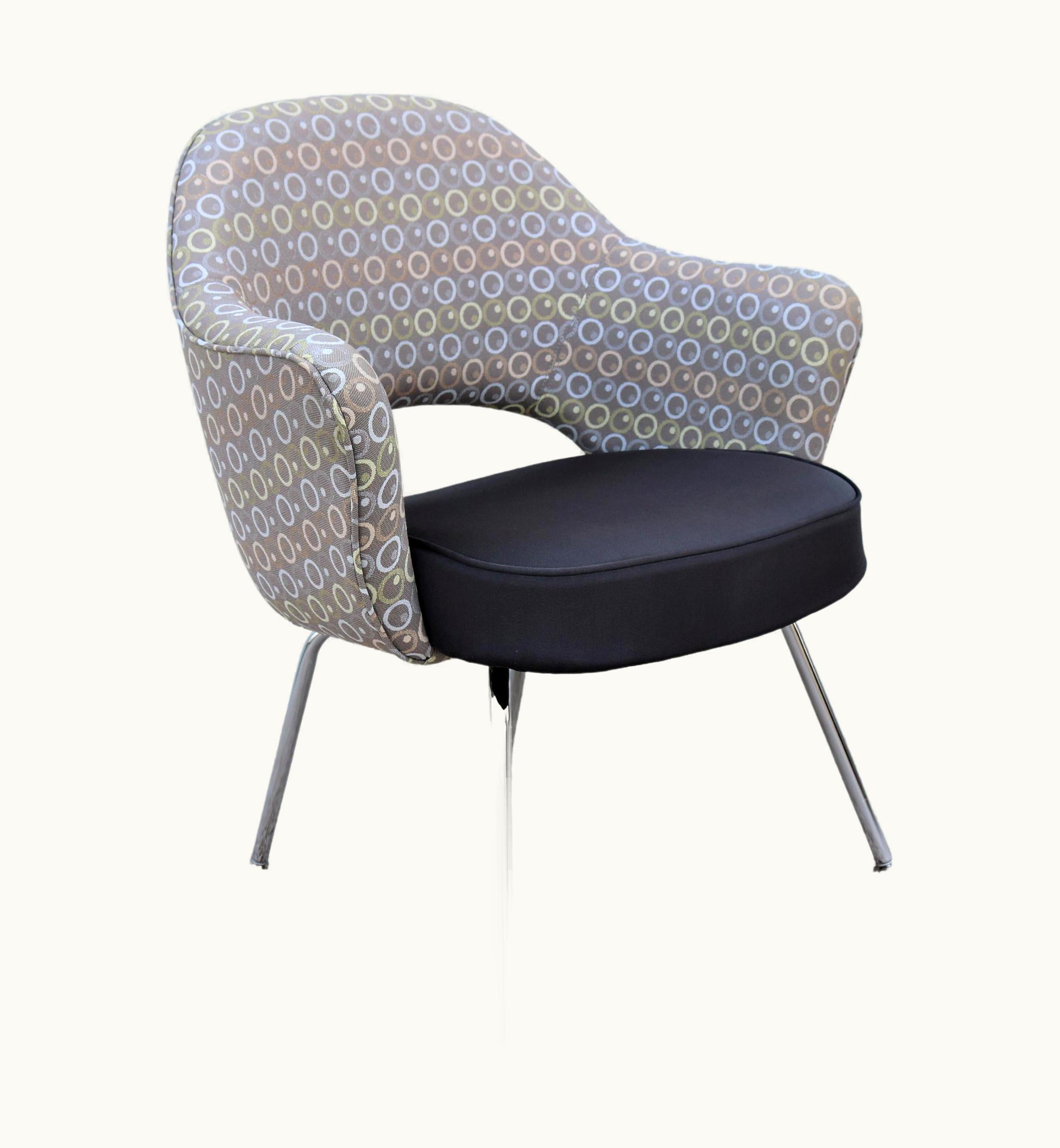 Eero Saarinen Eero Saarinen Mid-Century Modern Eero Saarinen For Knoll Brown Executive Arm Chair