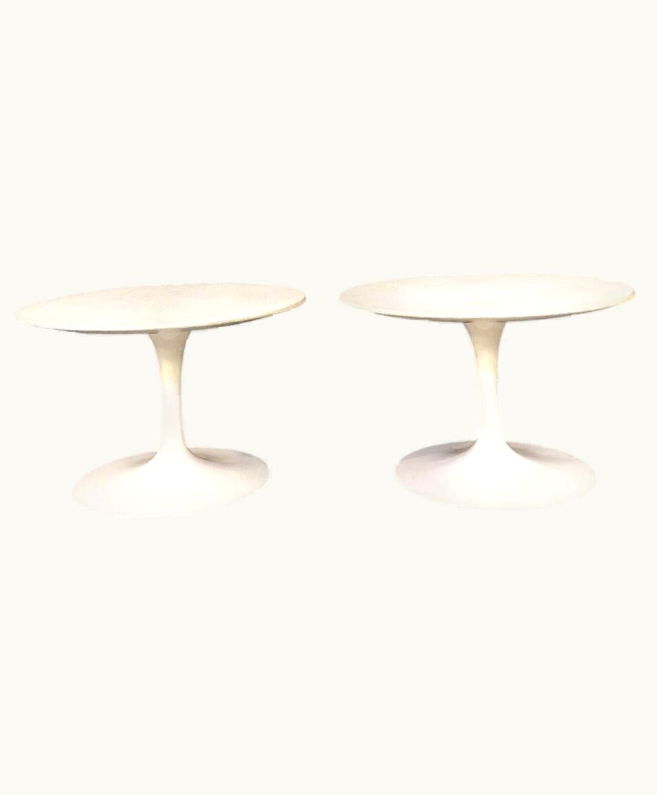 Eero Saarinen Eero Saarinen Italian Mid-Century Modern Tulip Coffee Tables By Eero Saarinen For Knoll, 1960s