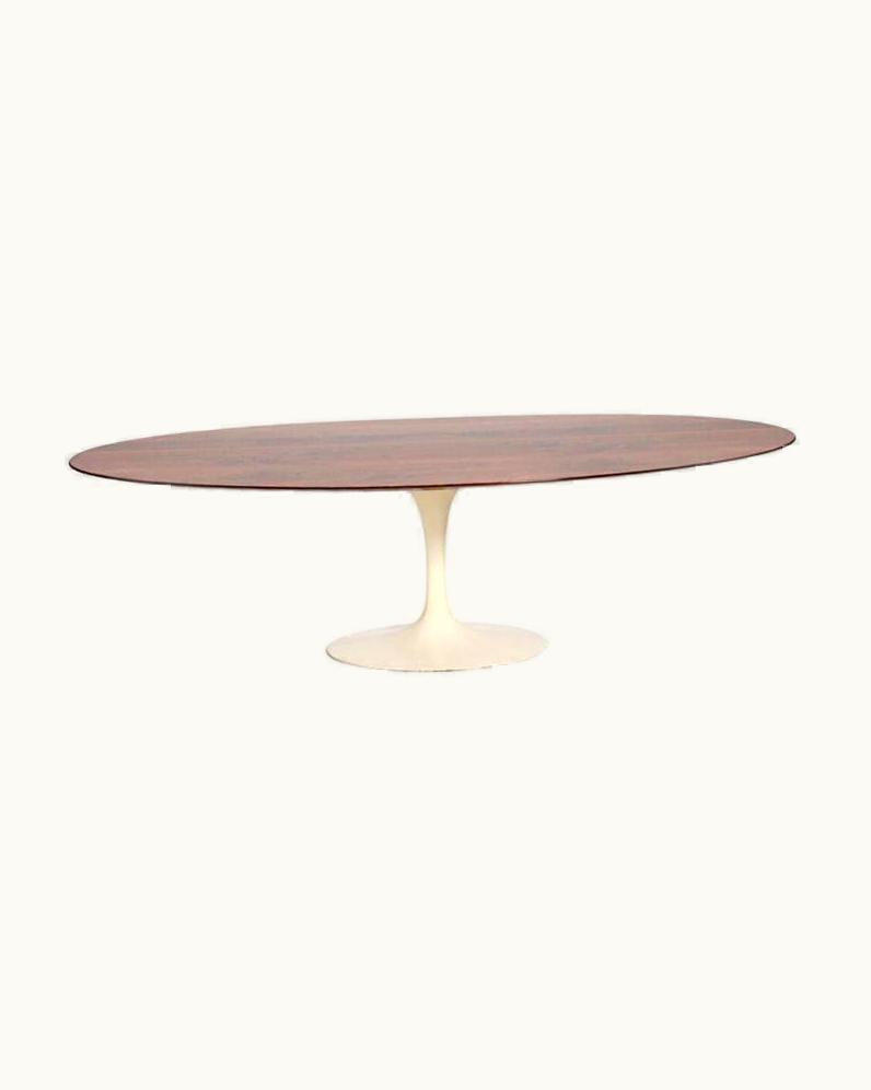 Eero Saarinen Eero Saarinen Oval Walnut Dining Table By Eero Saarinen