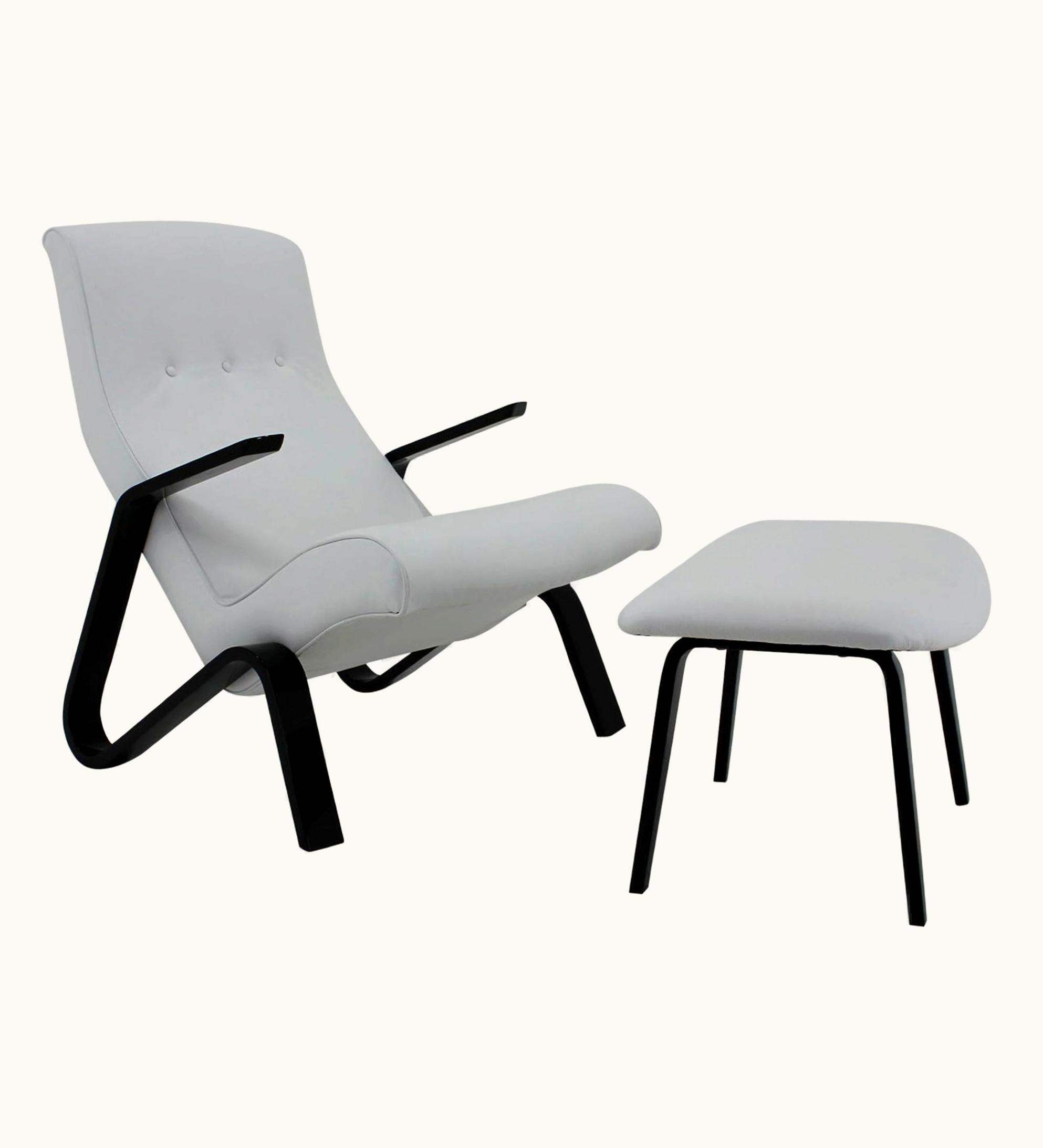 Eero Saarinen Eero Saarinen 1950s Grasshopper Chair And Stool For Knoll