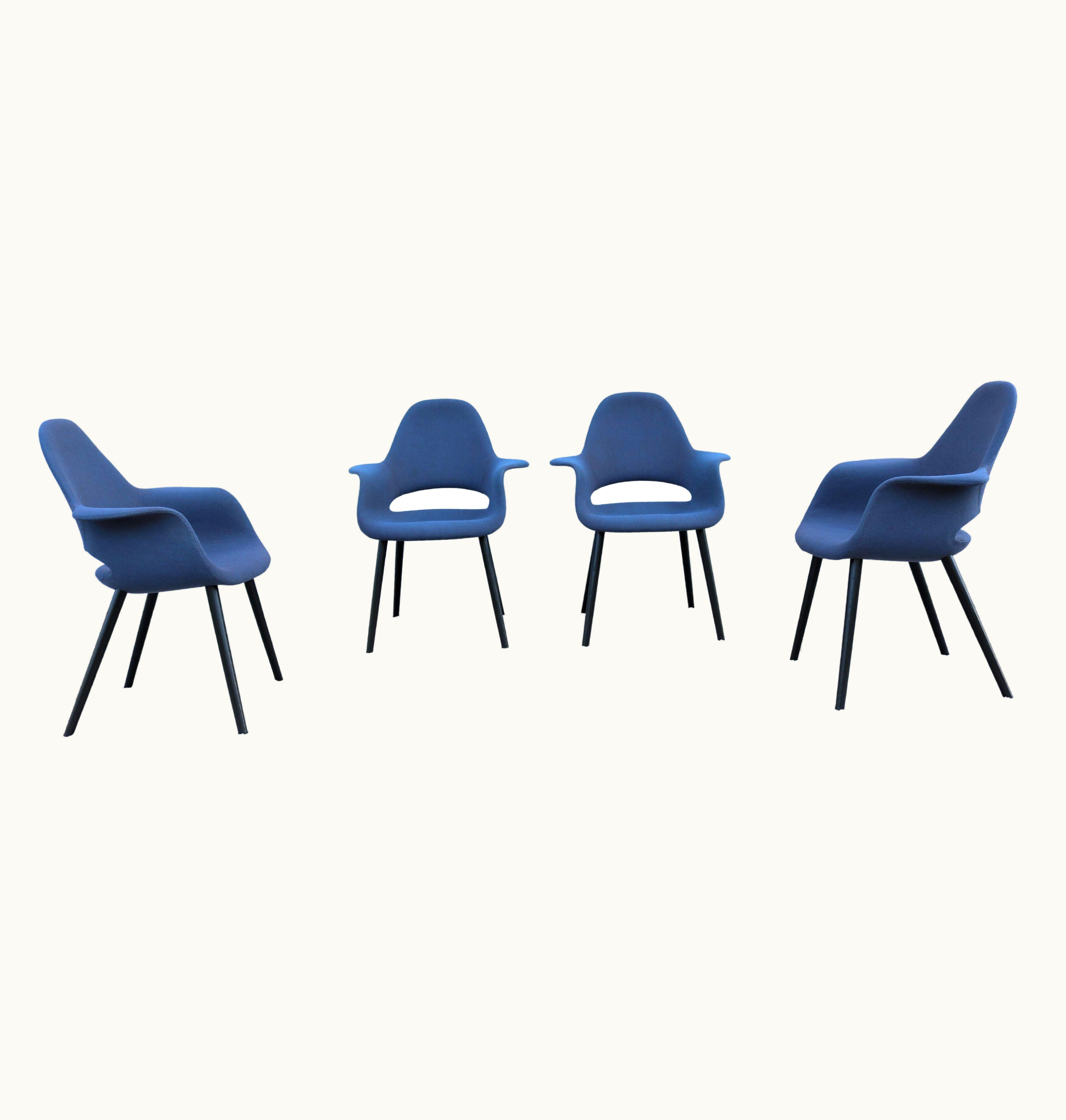 Eero Saarinen;Charles Eames Eero Saarinen;Charles Eames 1940 Charles Eames & Eero Saarinen For VItra Organic Conference Chairs, Set Of 4
