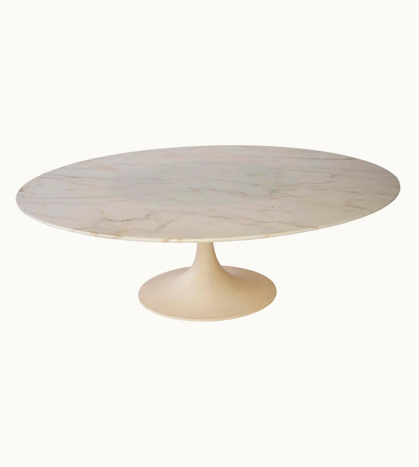 Eero Saarinen Eero Saarinen Vintage Eero Saarinen Marble Top Coffee Table For Knoll 1960's