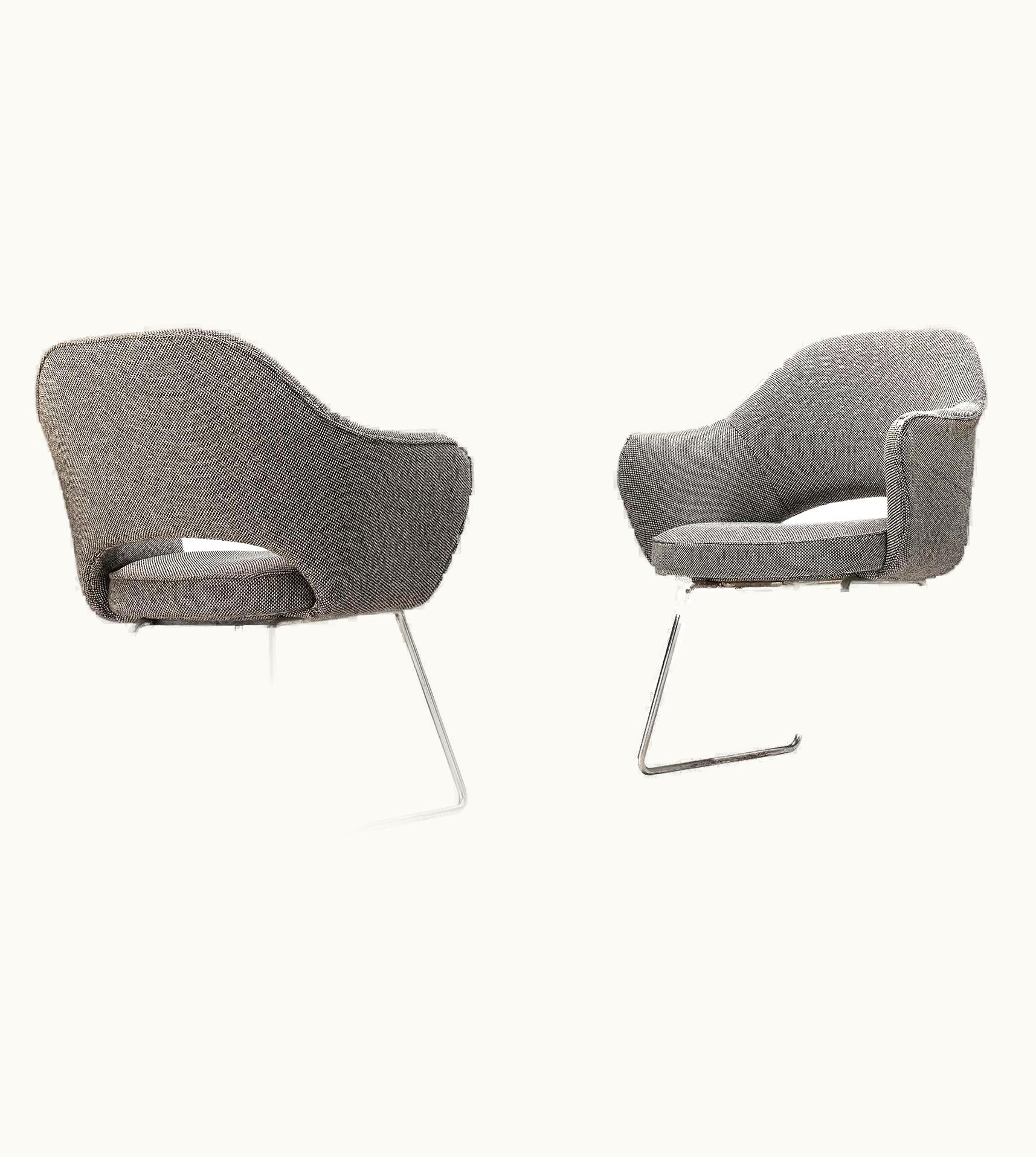 Eero Saarinen Eero Saarinen For Knoll Pair Of 'Conference' Armchairs Of UNESCO Paris