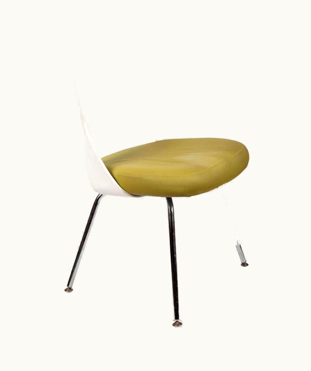 Eero Saarinen Eero Saarinen Executive Side Chair With Metal Legs For Knoll