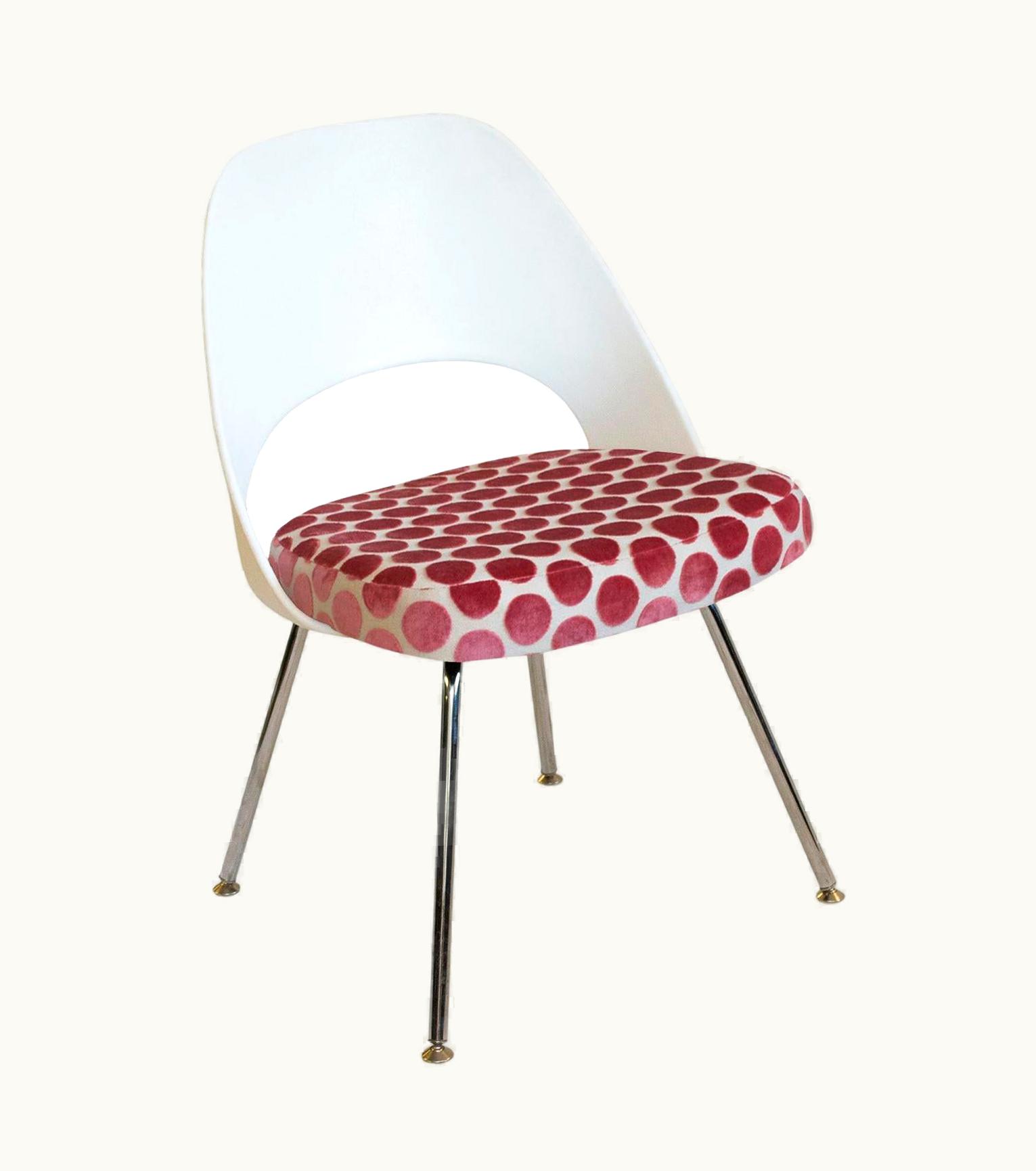 Eero Saarinen Eero Saarinen Knoll Armless Saarinen Chair Polka Dot Deluxe
