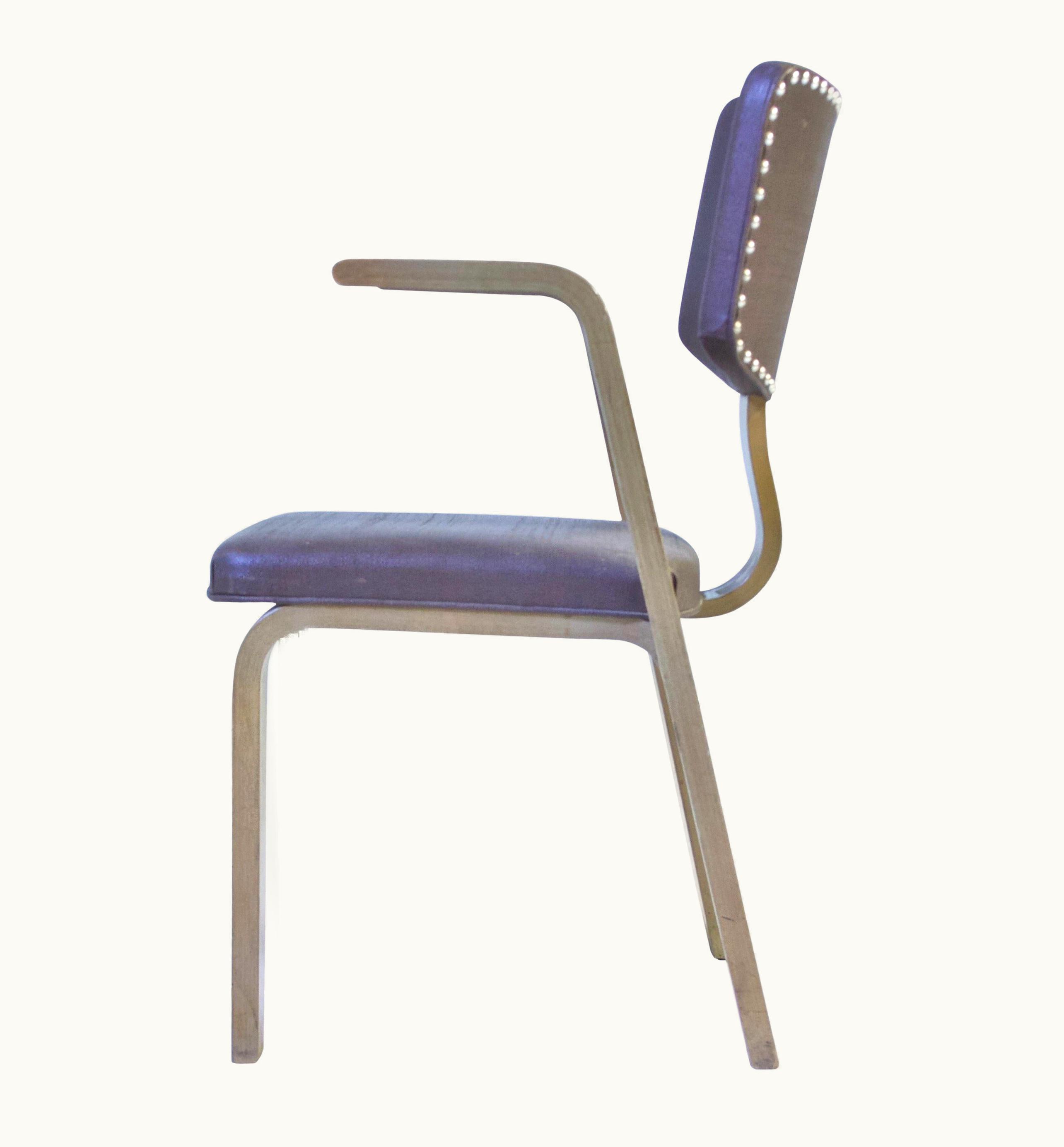 Eero Saarinen Eero Saarinen Rare Eero Saarinen 'Grasshopper' Armchair In Laminated Birch, 1946