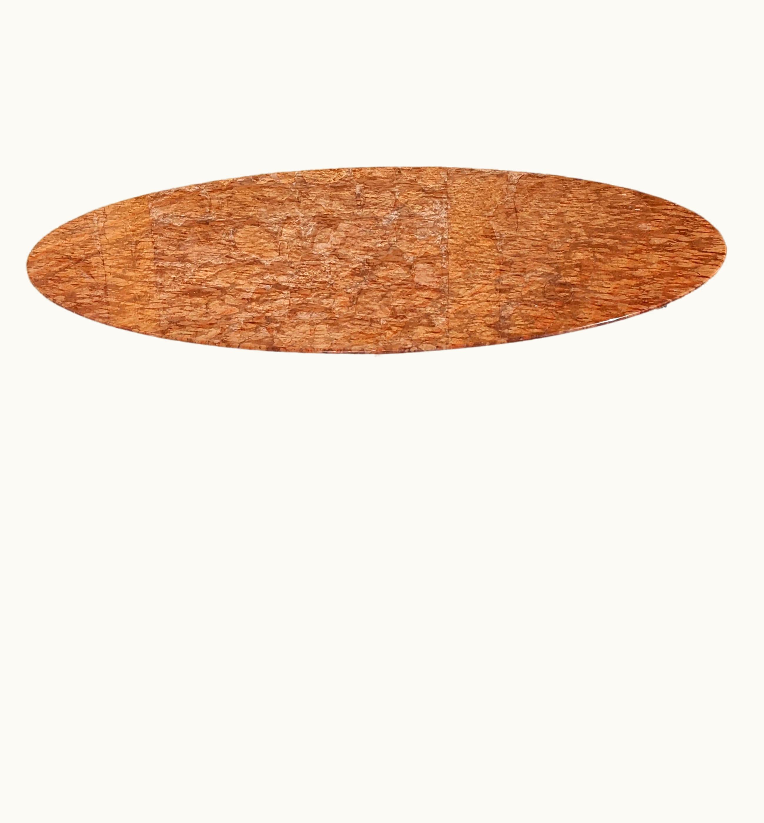 Eero Saarinen Eero Saarinen Round Table In Red Marble By Eero Saarinen For Knoll