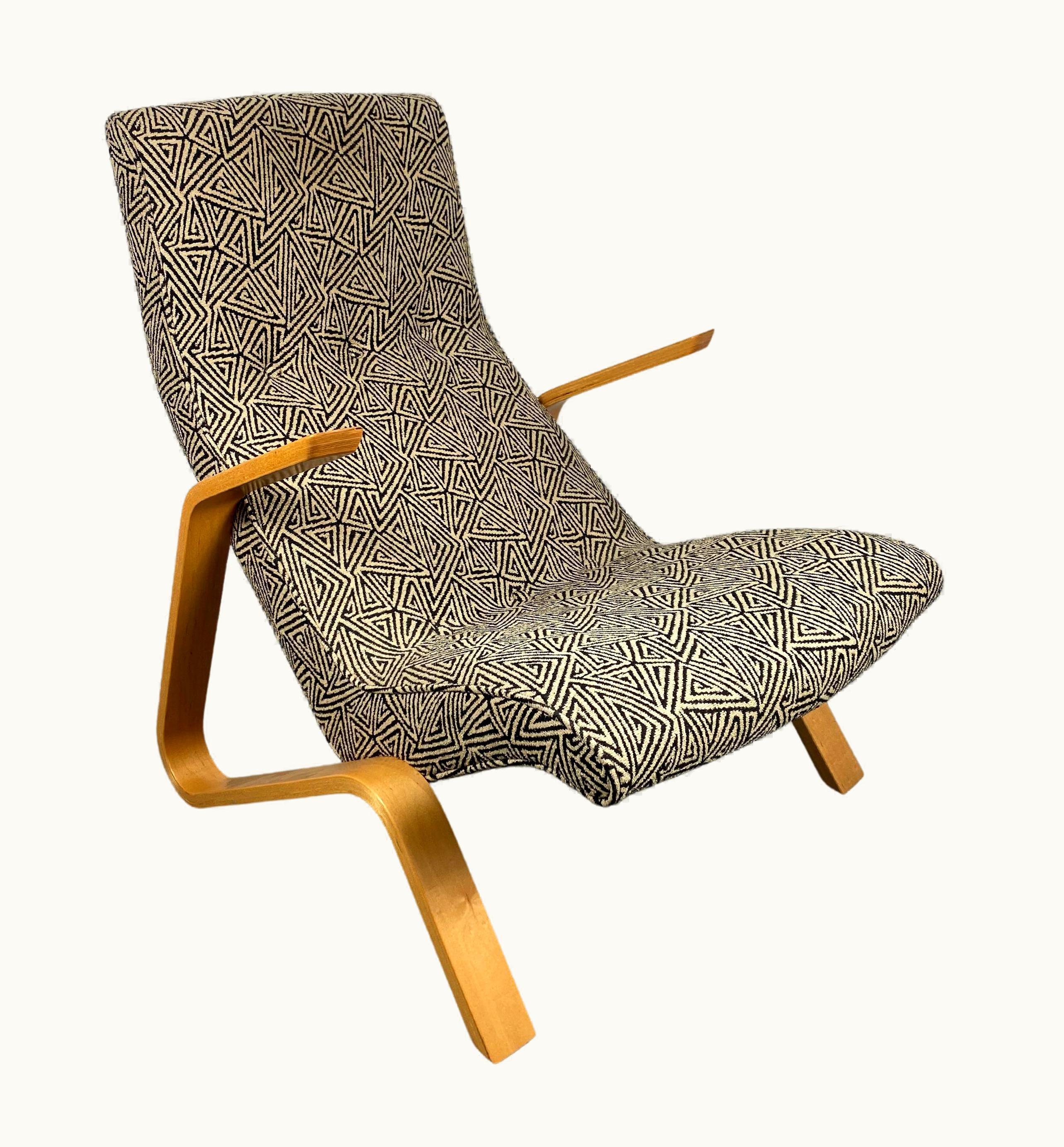 Eero Saarinen Eero Saarinen Classic Modernist Grasshopper Lounge Chair Designed By Eero Saarinen / Modernica