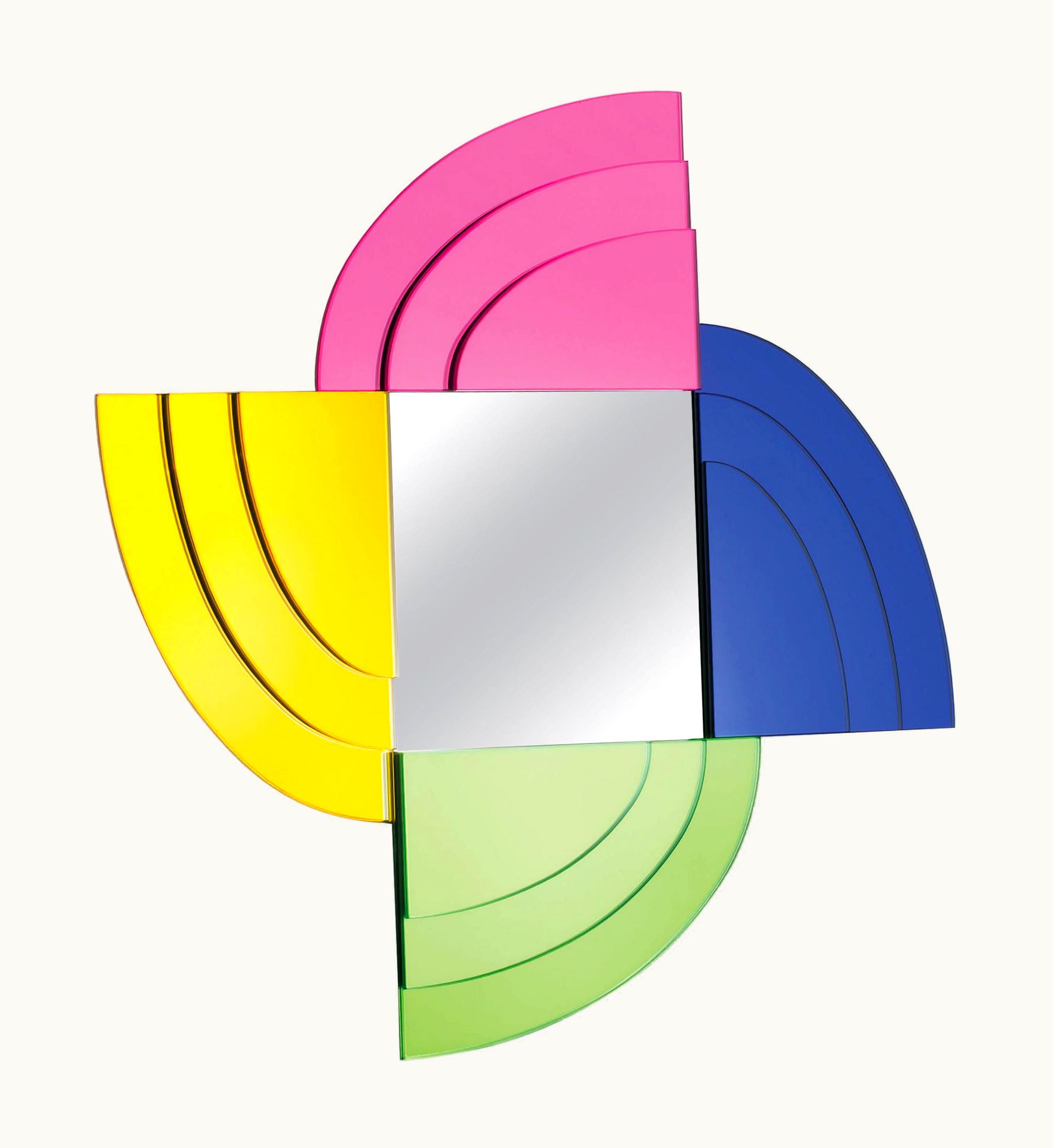 Ettore Sottsass Ettore Sottsass GLI SPECCHI DI DIONISO 05 Wall Mirror, By Ettore Sottsass For Glas Italia