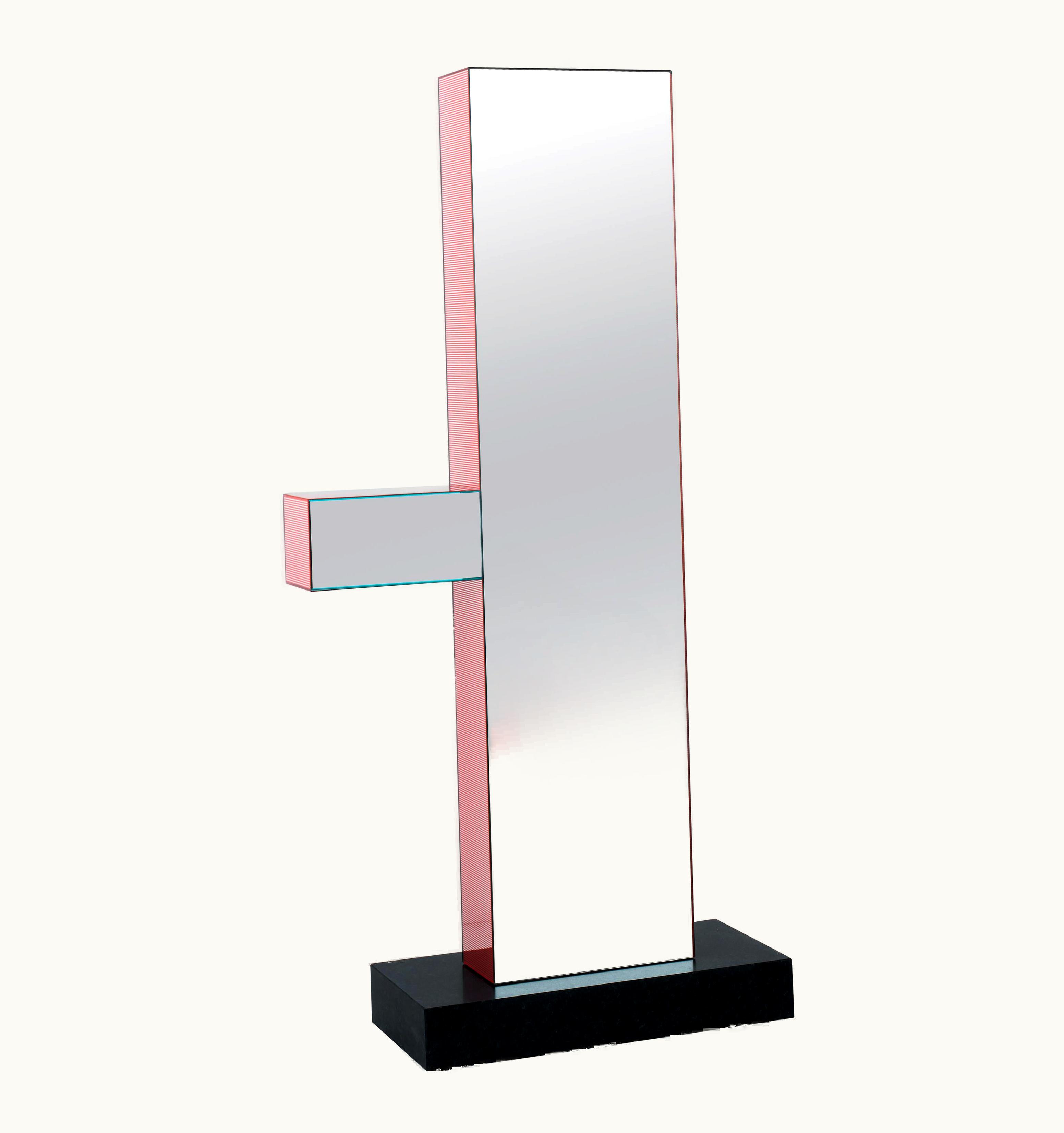 Ettore Sottsass Ettore Sottsass SHIBAM 1 Mirror, By Ettore Sottsass For Glas Italia