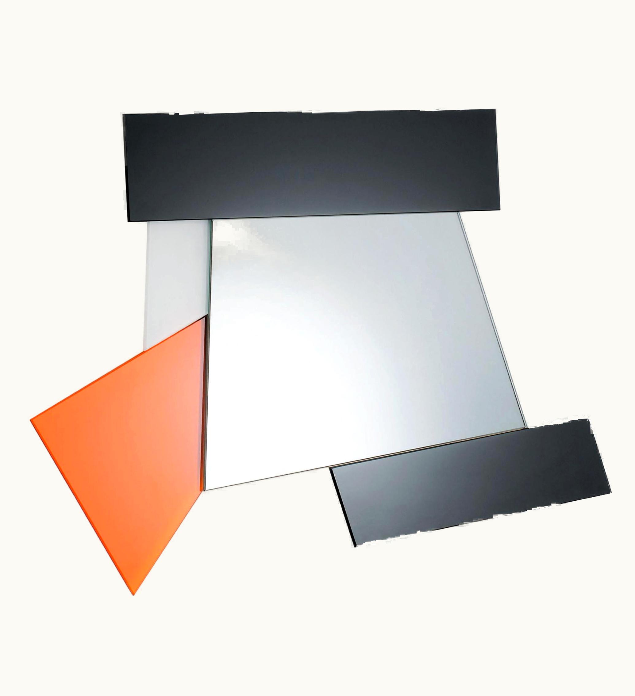 Ettore Sottsass Ettore Sottsass GLI SPECCHI DI DIONISO 4 Wall Mirror By Ettore Sottsass For Glas Italia In STOCK